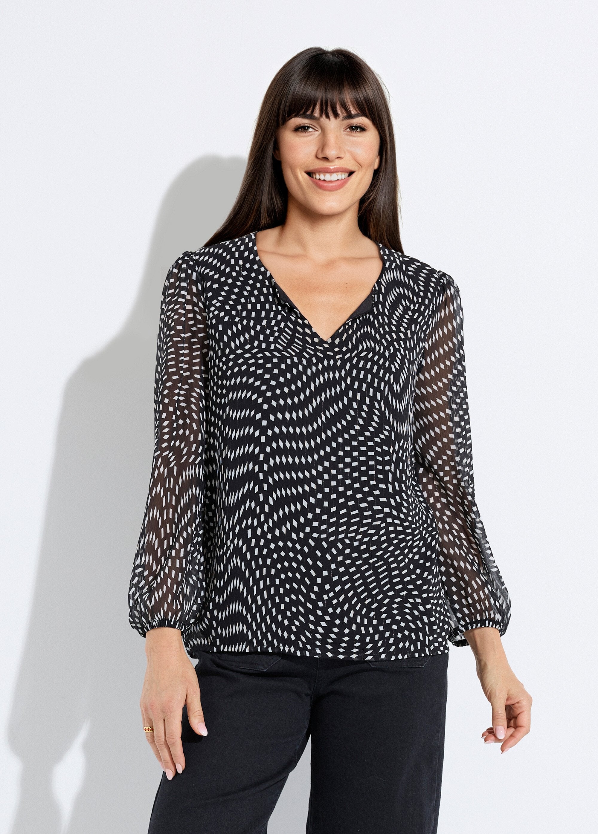 Tunica_grafica_in_voile_a_maniche_lunghe_Noir_et_blanc_FA1_slim
