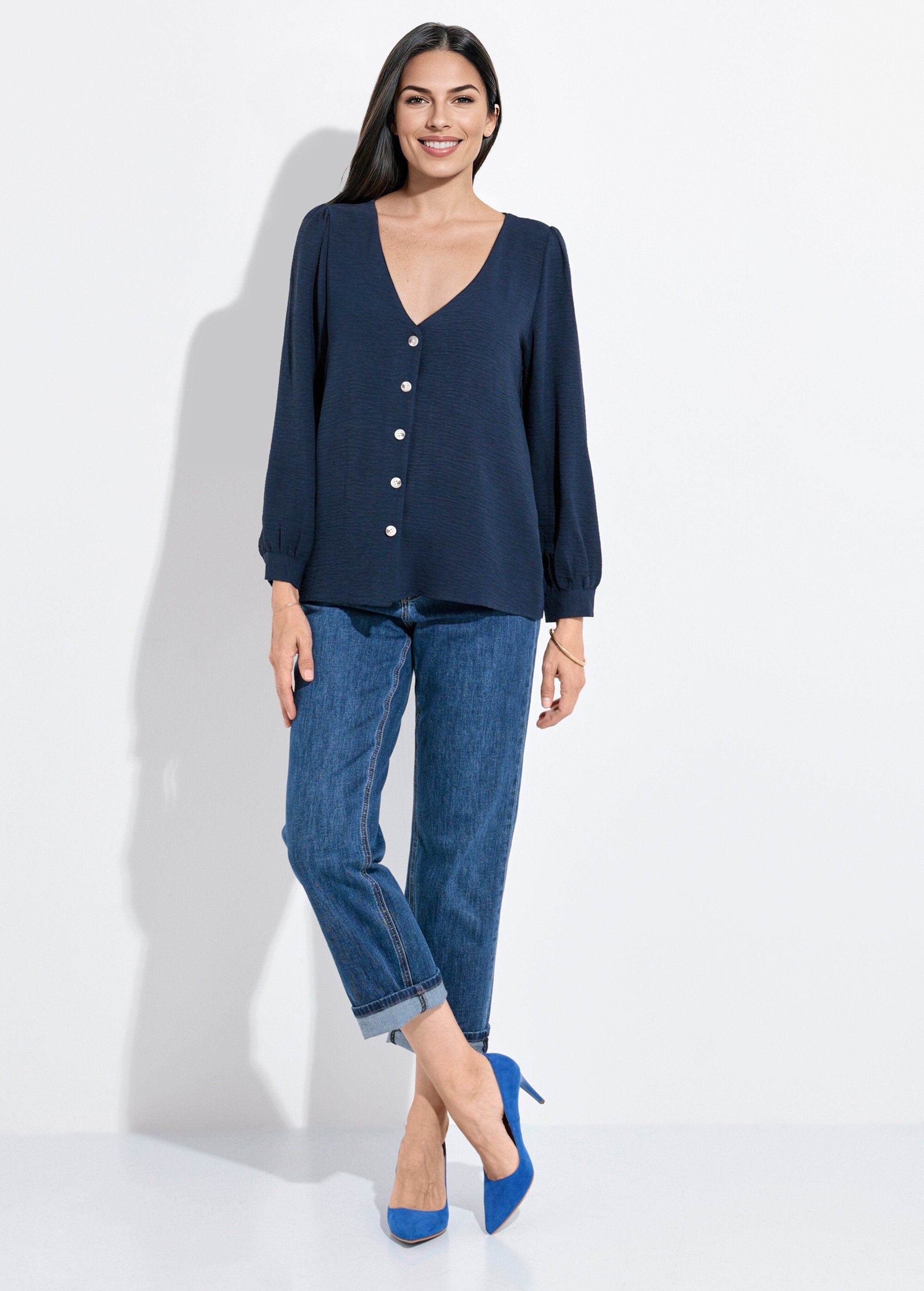 Tunica_con_scollo_a_V_e_bottoni_in_rilievo_Marine_SF1_slim