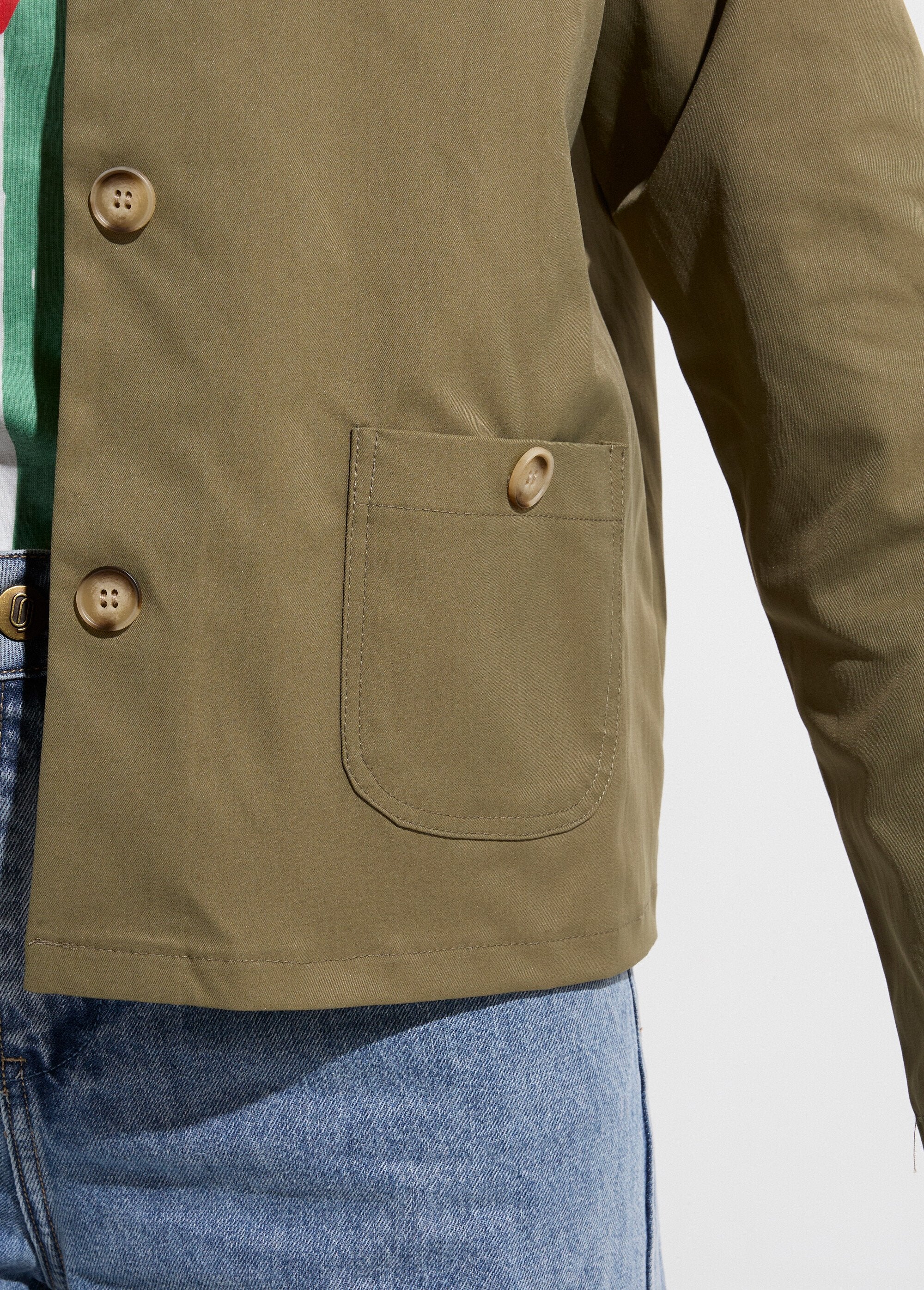 Giacca_box_in_cotone_con_collo_alla_claudine_Kaki_DE2_slim