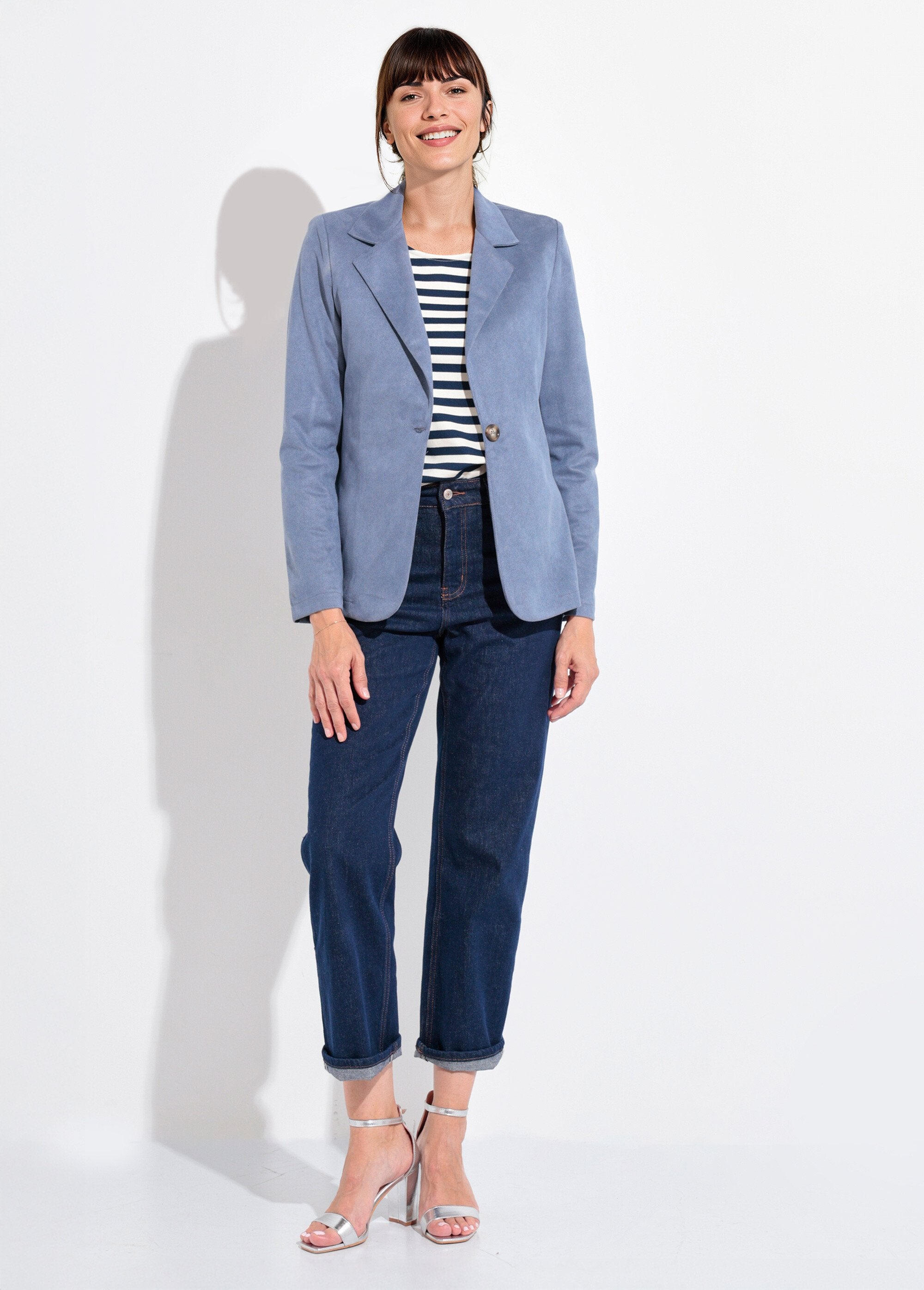 Giacca_con_collo_a_1_bottone_in_morbido_twill_Bleu_SF1_slim