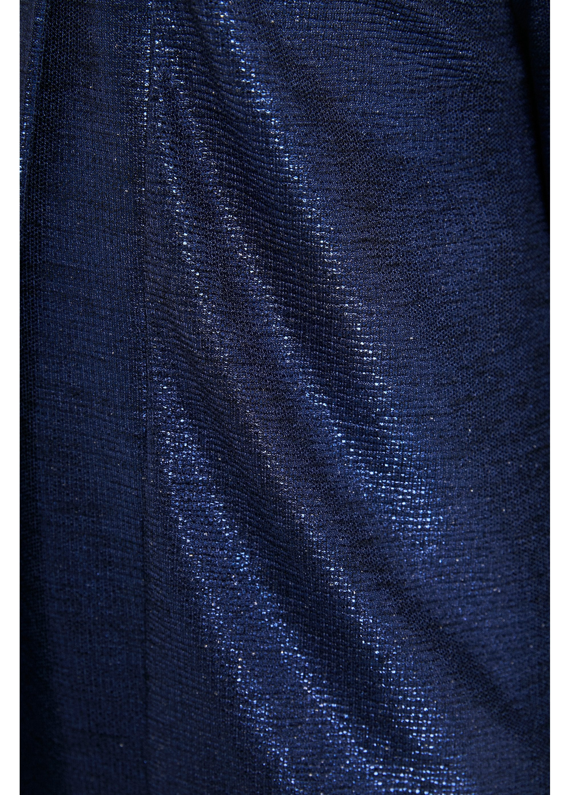 Giacca_lunga_formale_in_maglia_lucida_Bleu_nuit_DE2_slim