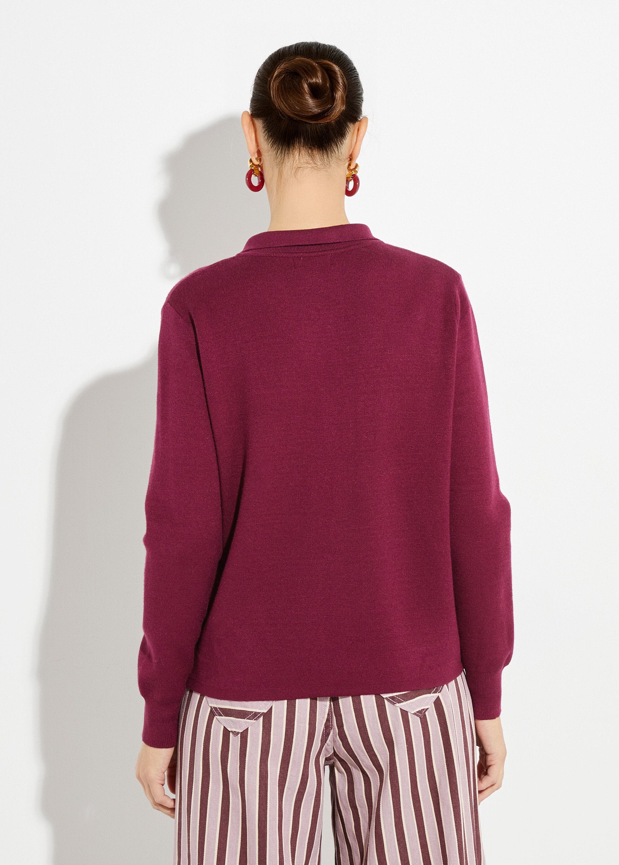 Giacca_in_maglia_jacquard_con_bottoni_in_metallo_Bordeaux_DO1_slim
