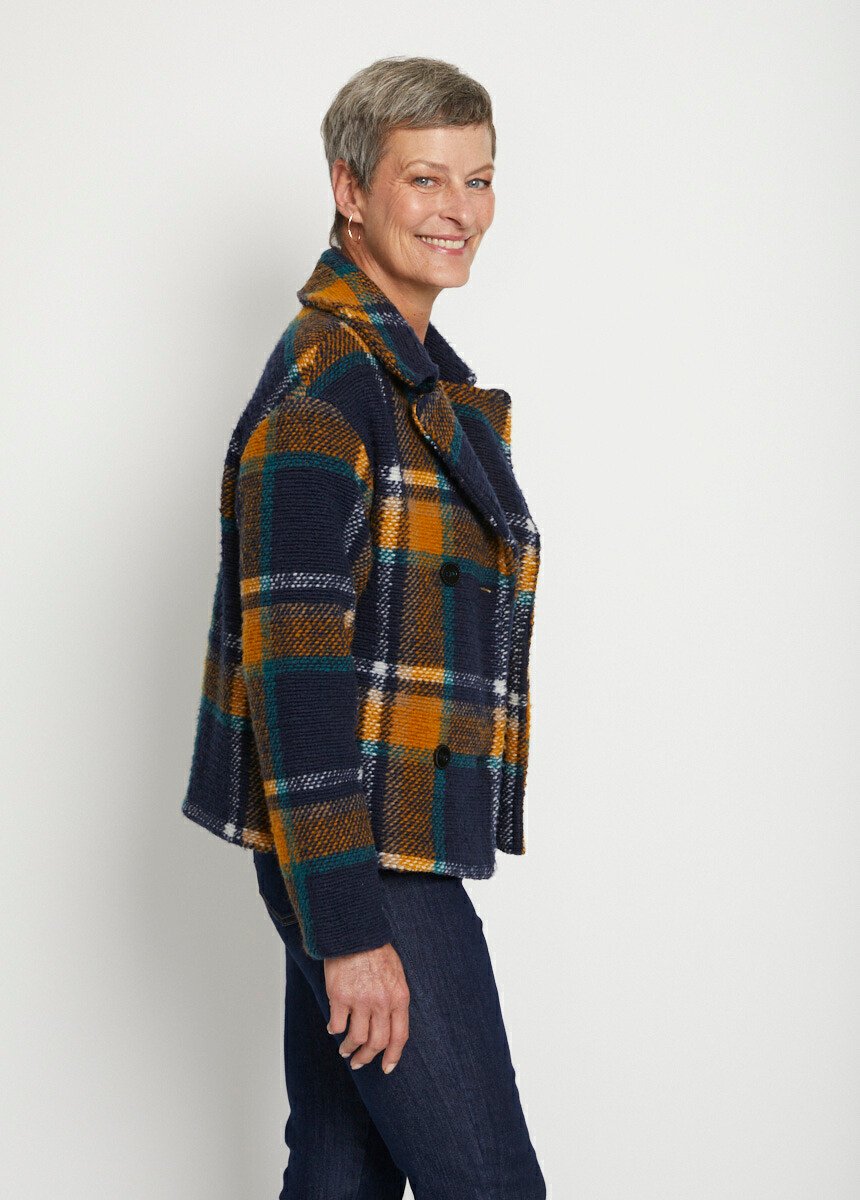 Giacca_con_collo_sartoriale_in_tessuto_a_quadri_Marine_et_miel_DR1_slim