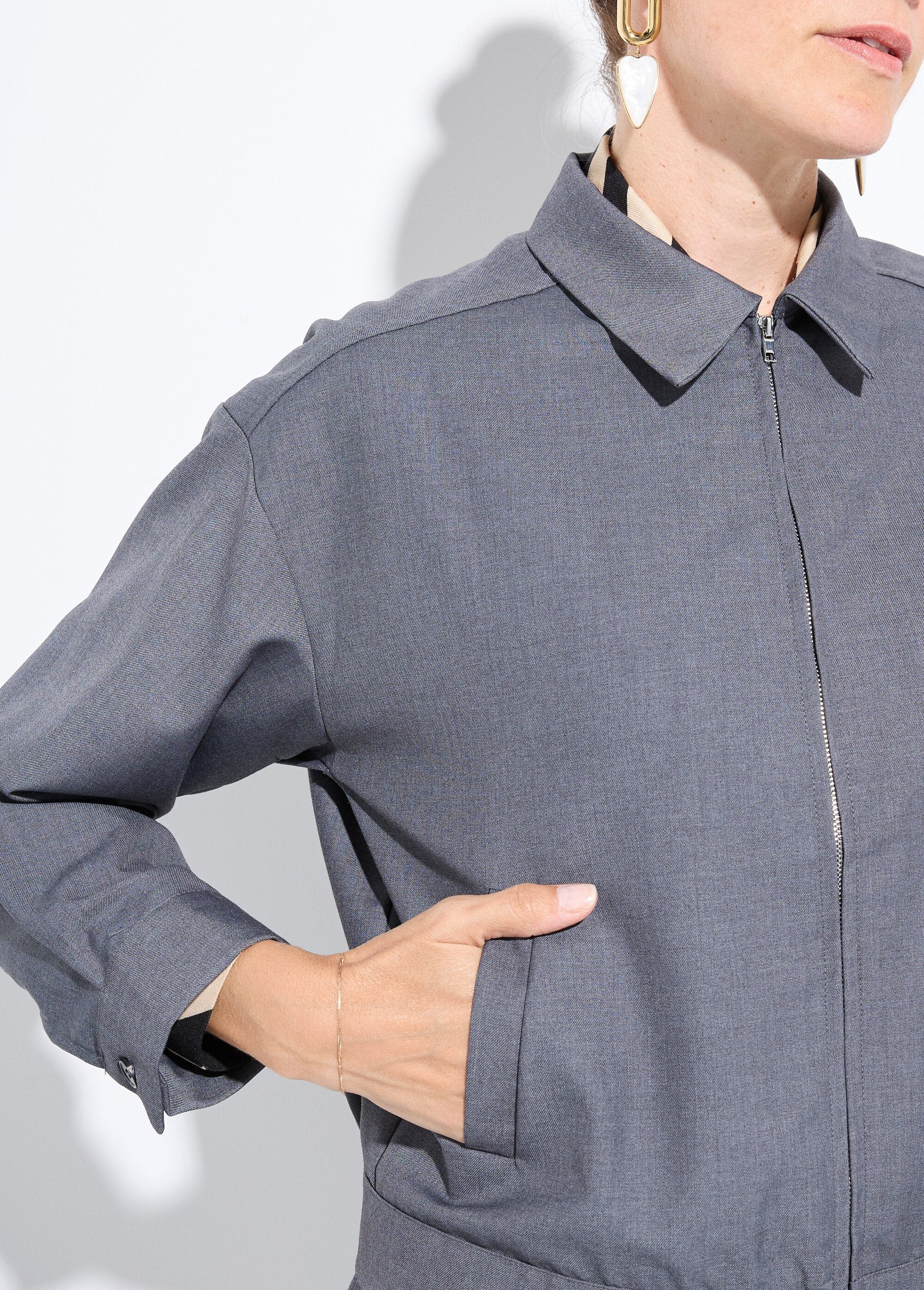 Giacca_con_zip_scura_screziata_Gris_DE1_slim