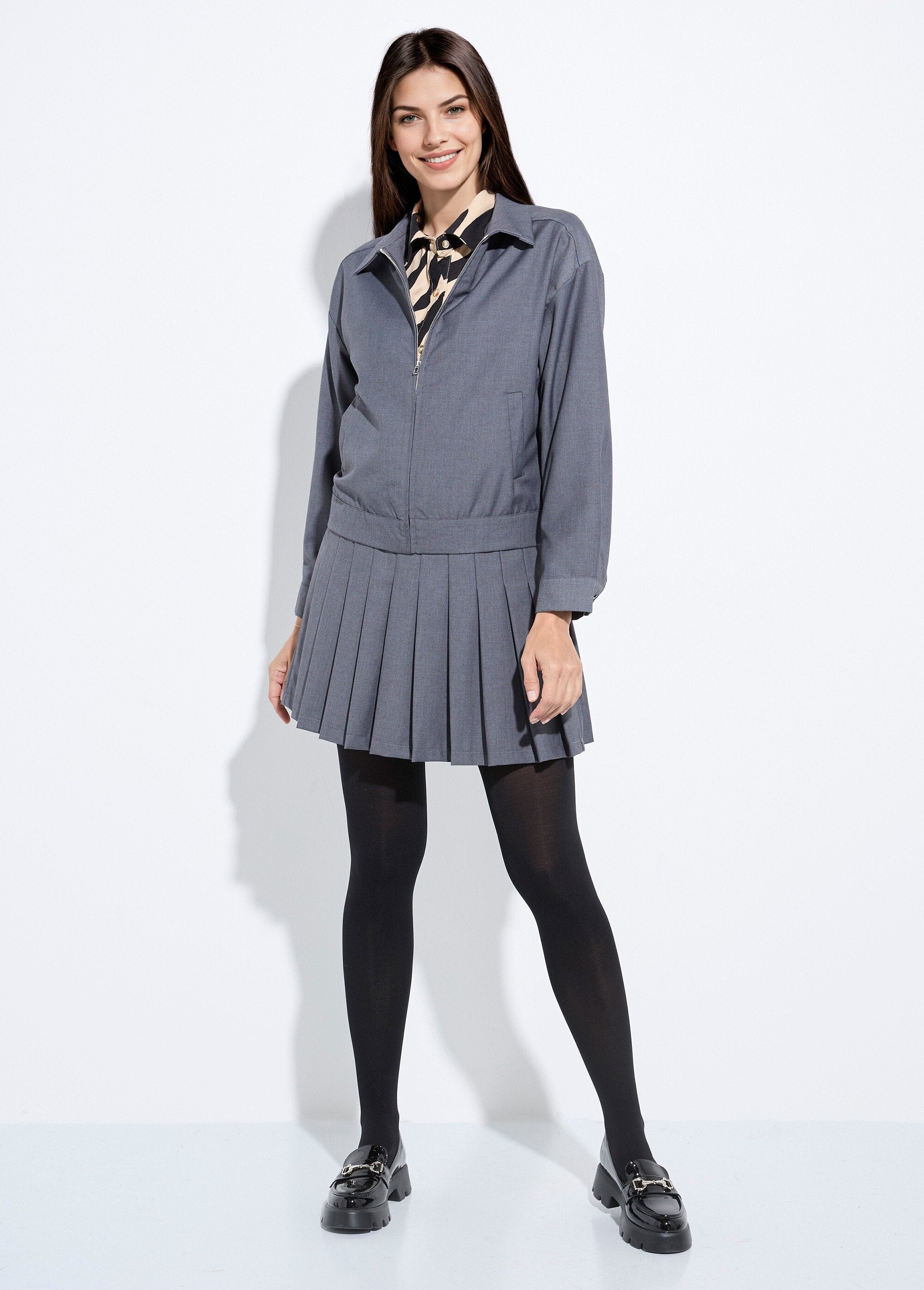 Giacca_con_zip_scura_screziata_Gris_SF1_slim