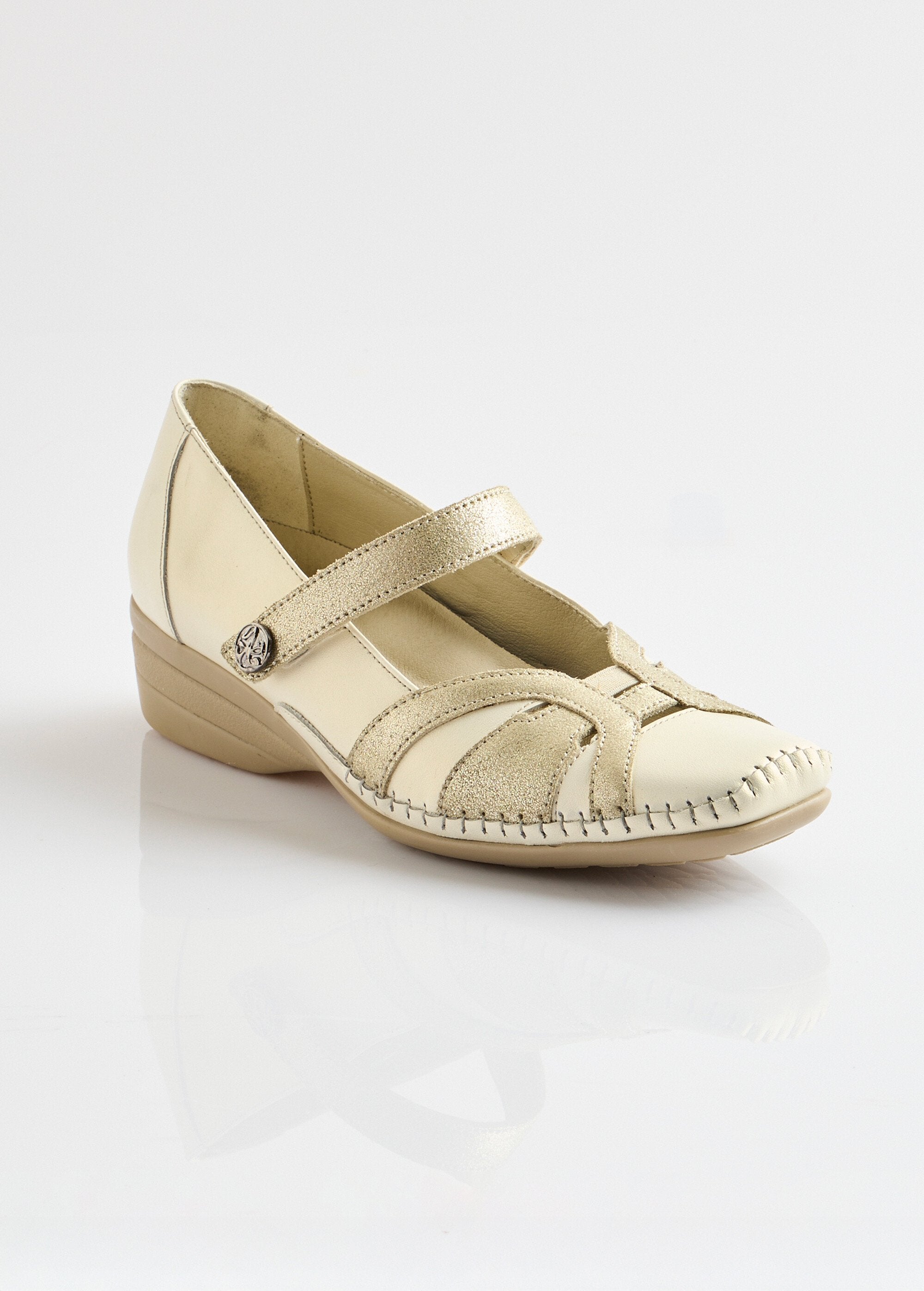 Ballerine_in_pelle_di_larghezza_confortevole_con_chiusura_a_velcro_Beige_dore_FA1_slim