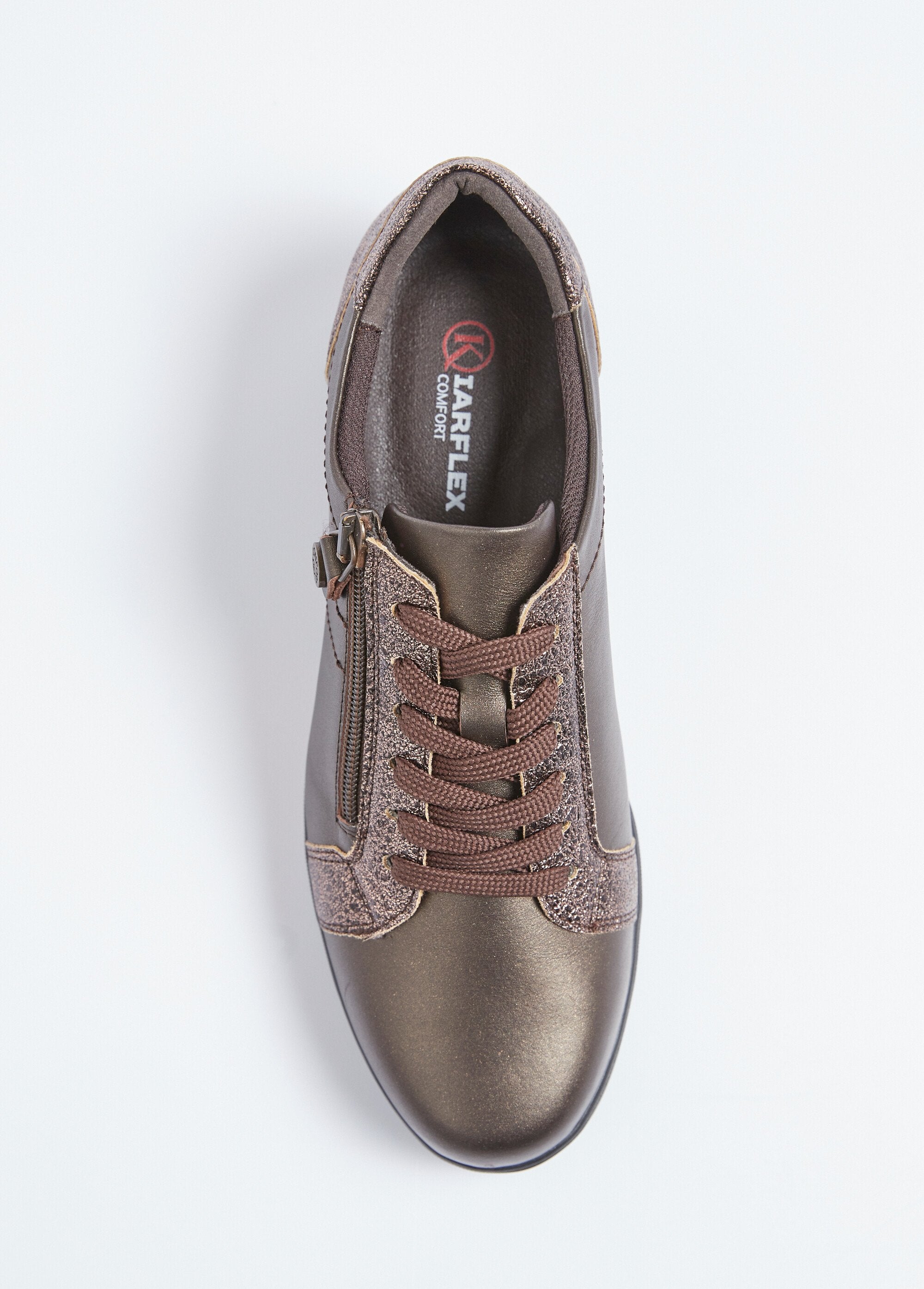 Scarpe_da_ginnastica_stringate_a_due_materiali_di_larghezza_confortevole_con_chiusura_a_zip_Bronze_OV1_slim