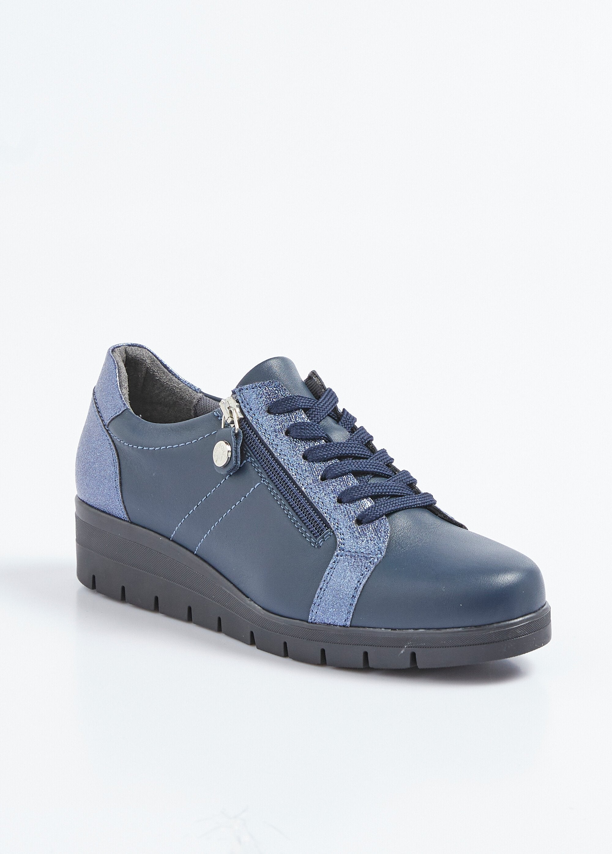Scarpe_da_ginnastica_stringate_a_due_materiali_di_larghezza_confortevole_con_chiusura_a_zip_Bleu_FA1_slim