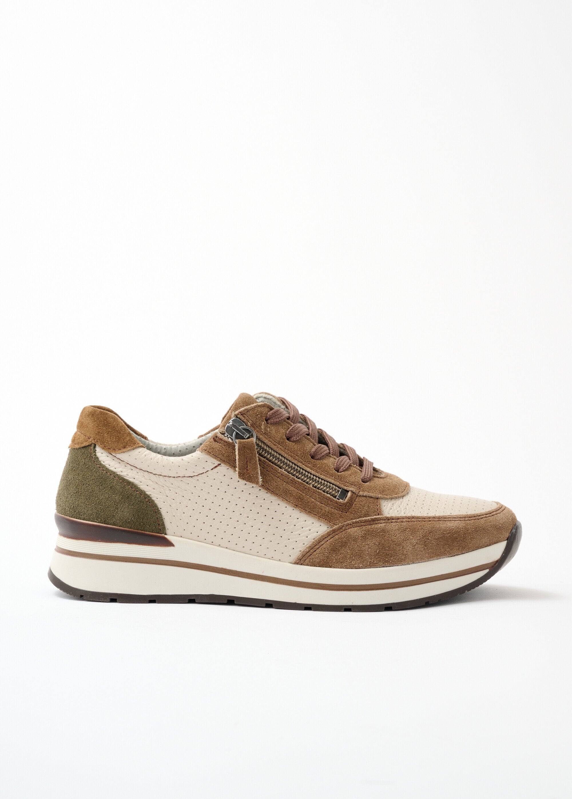 Scarpe_da_ginnastica_bi-materiale_in_pelle_dalla_larghezza_confortevole_Beige_DR1_slim