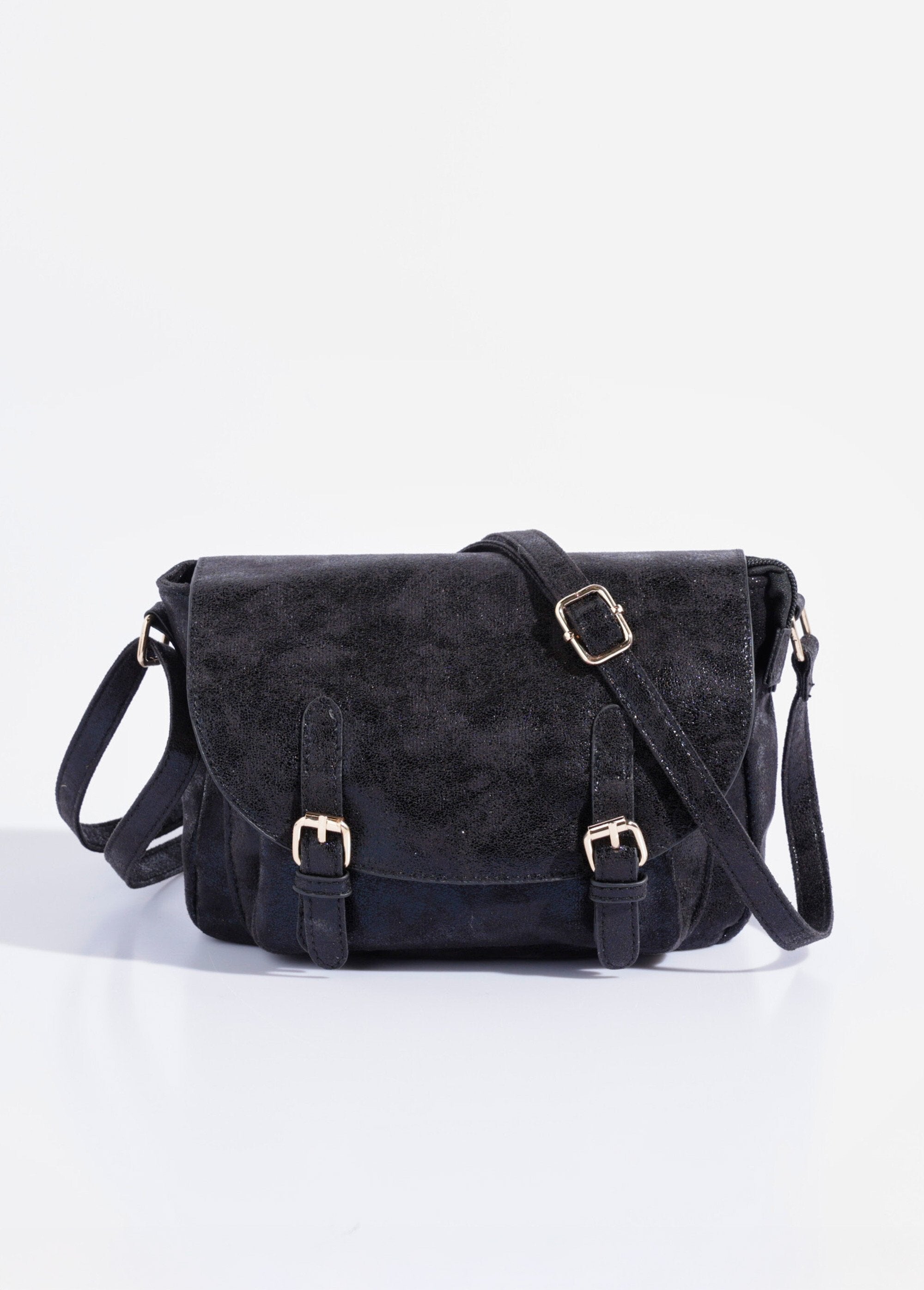 Borsa_a_tracolla_iridescente_con_patta_a_2_fibbie_Noir_FA1_slim