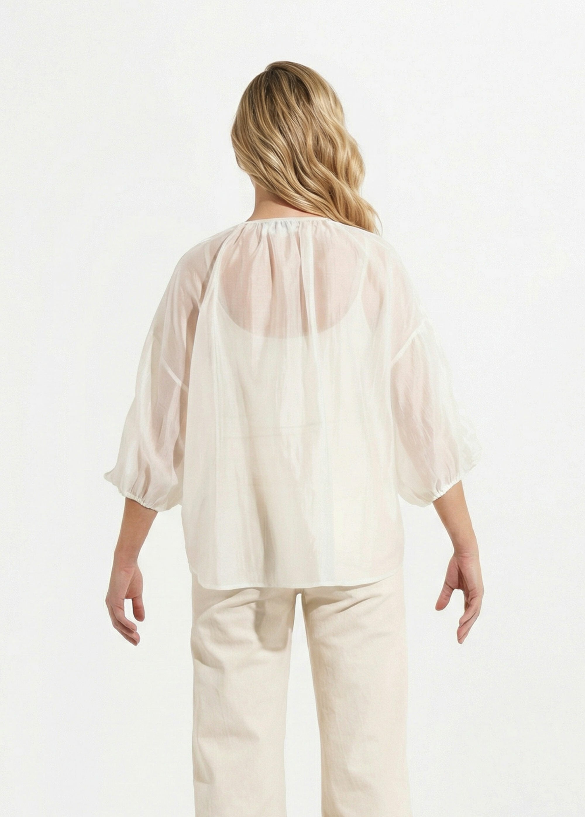 Camicetta_button-down_con_scollo_a_V_e_rouches_Blanc_DO1_slim