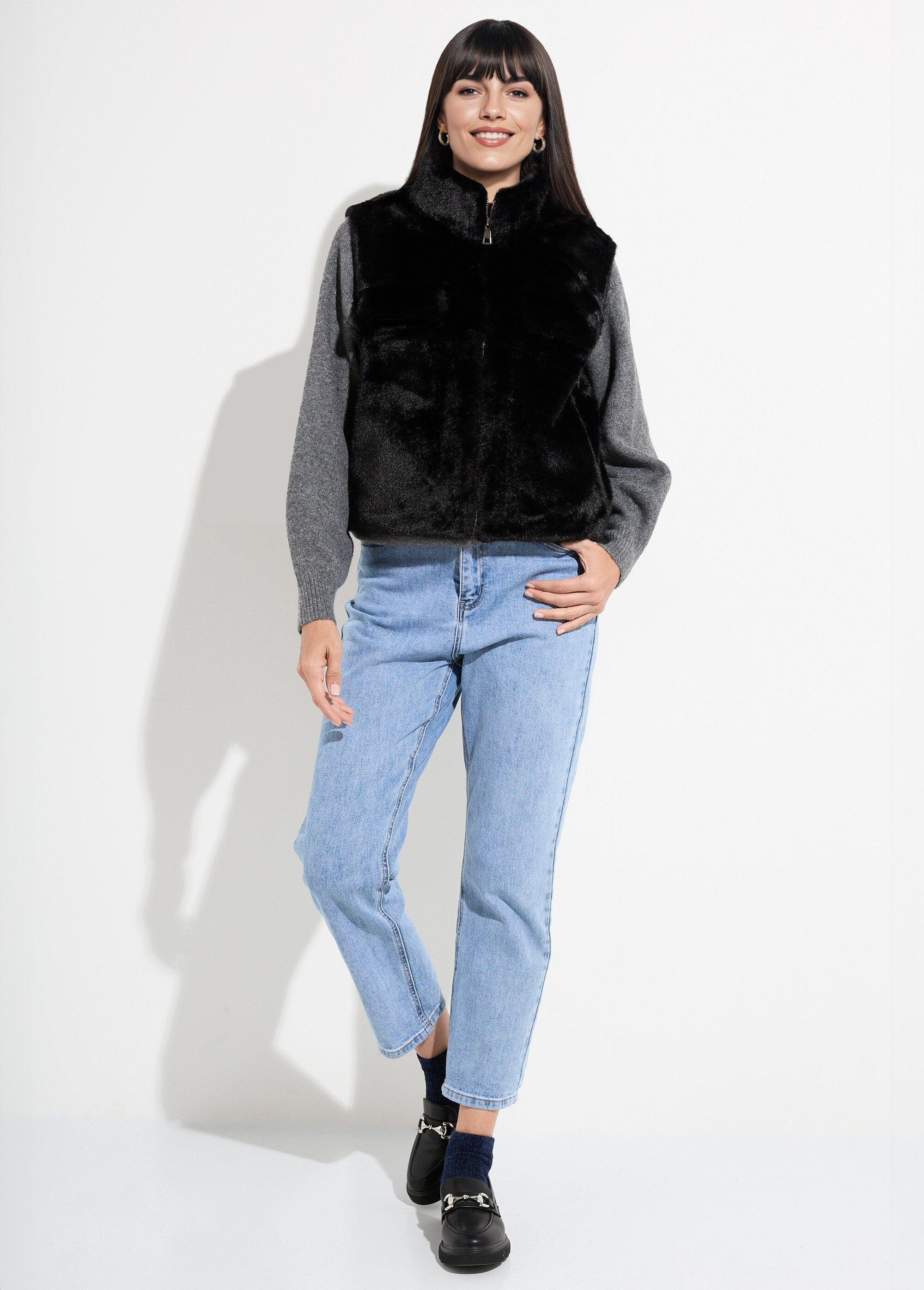 Giacca_di_pelliccia_senza_maniche_con_zip_Noir_SF1_slim