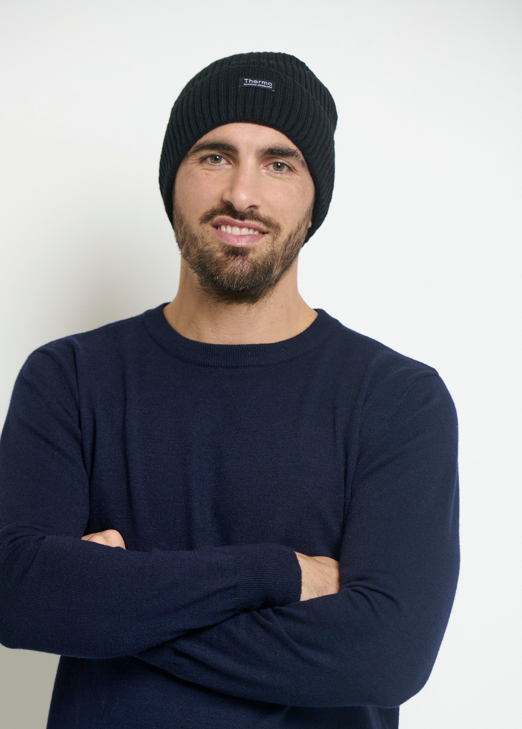 Cappello_in_maglia_foderato_in_pile_con_risvolto_Noir_FA1_slim