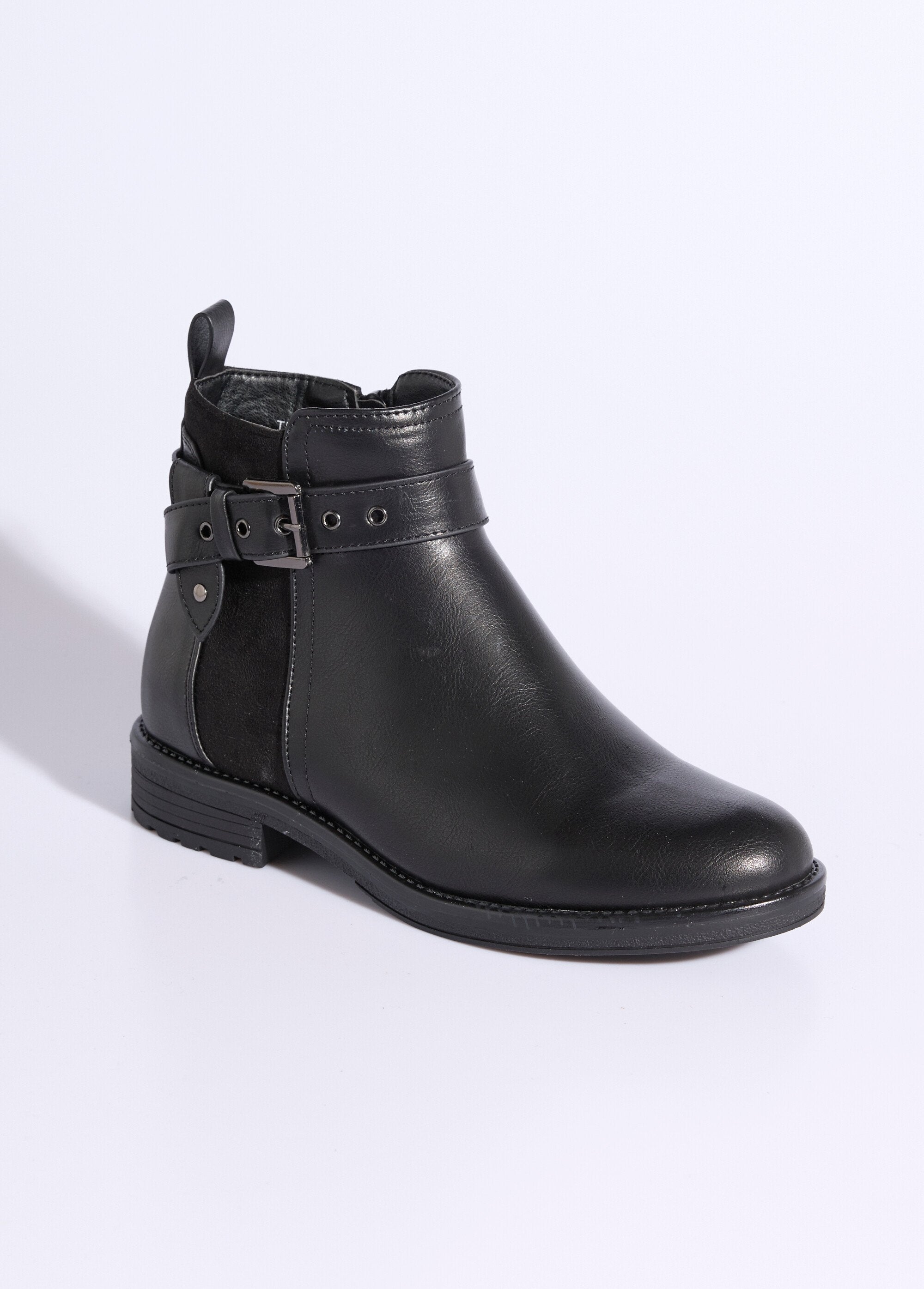 Stivali_in_bi-materiale_con_cinturino_alla_caviglia_Noir_FA1_slim