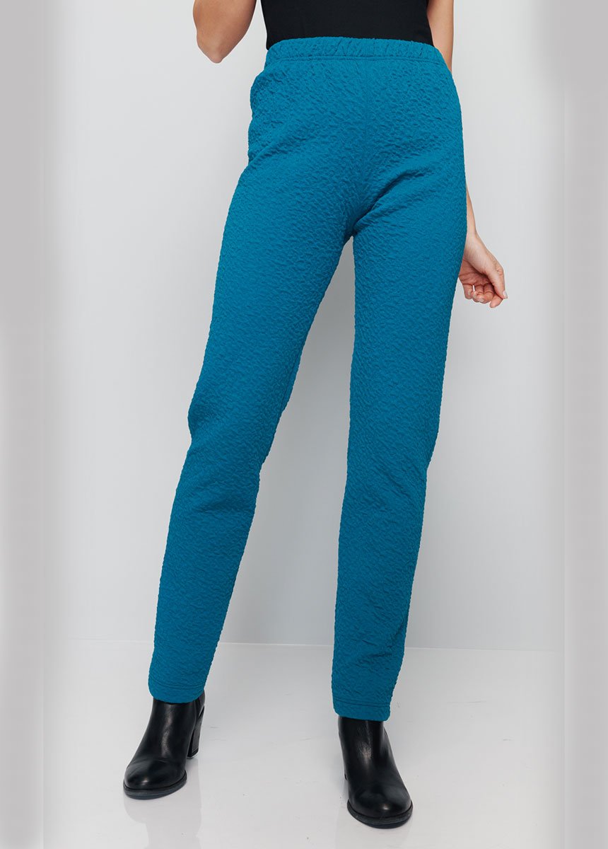 Leggings_elasticizzati_in_vita,_tinta_unita_o_bicolore_Uni_lagon_FA1_slim