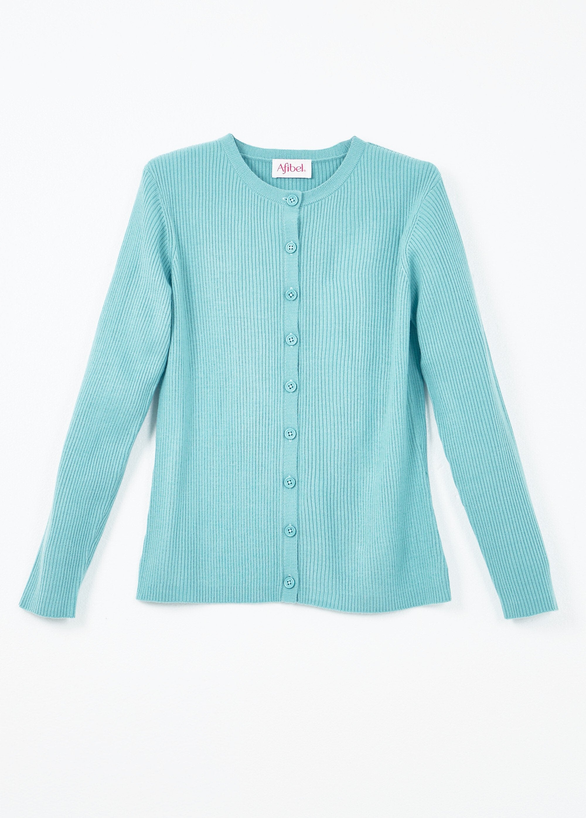 Cardigan_button-down_in_maglia_a_coste_tinta_unita_Aqua_AP1_slim