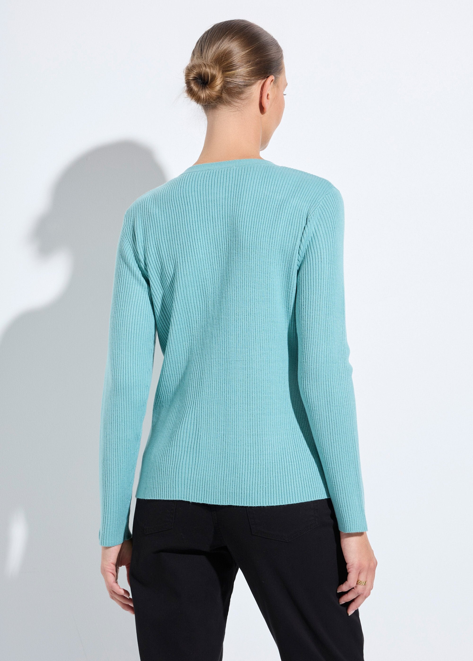 Cardigan_button-down_in_maglia_a_coste_tinta_unita_Aqua_DO1_slim