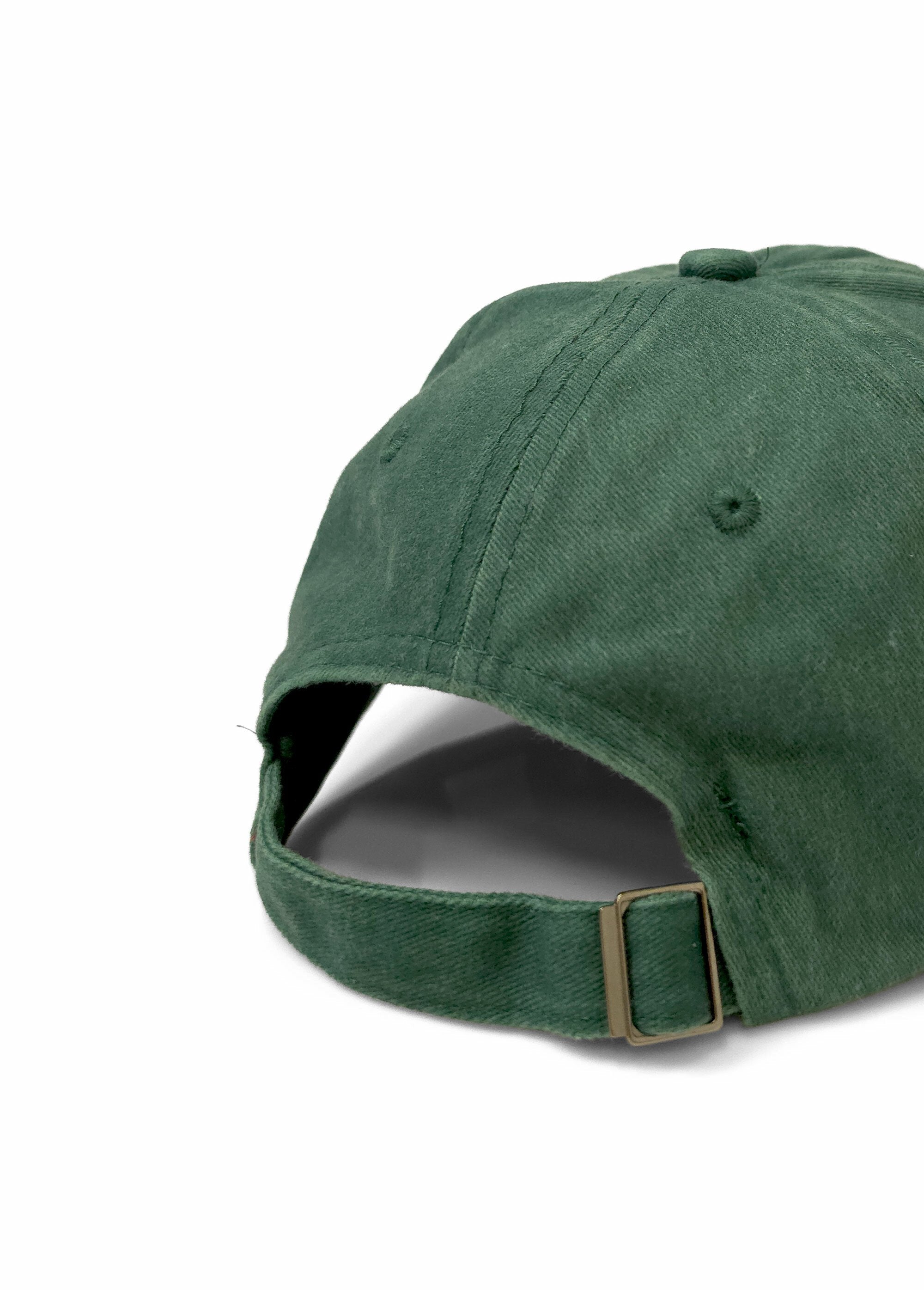 Casquette_en_pur_coton,_effet_blanchi_Vert_DO1_slim