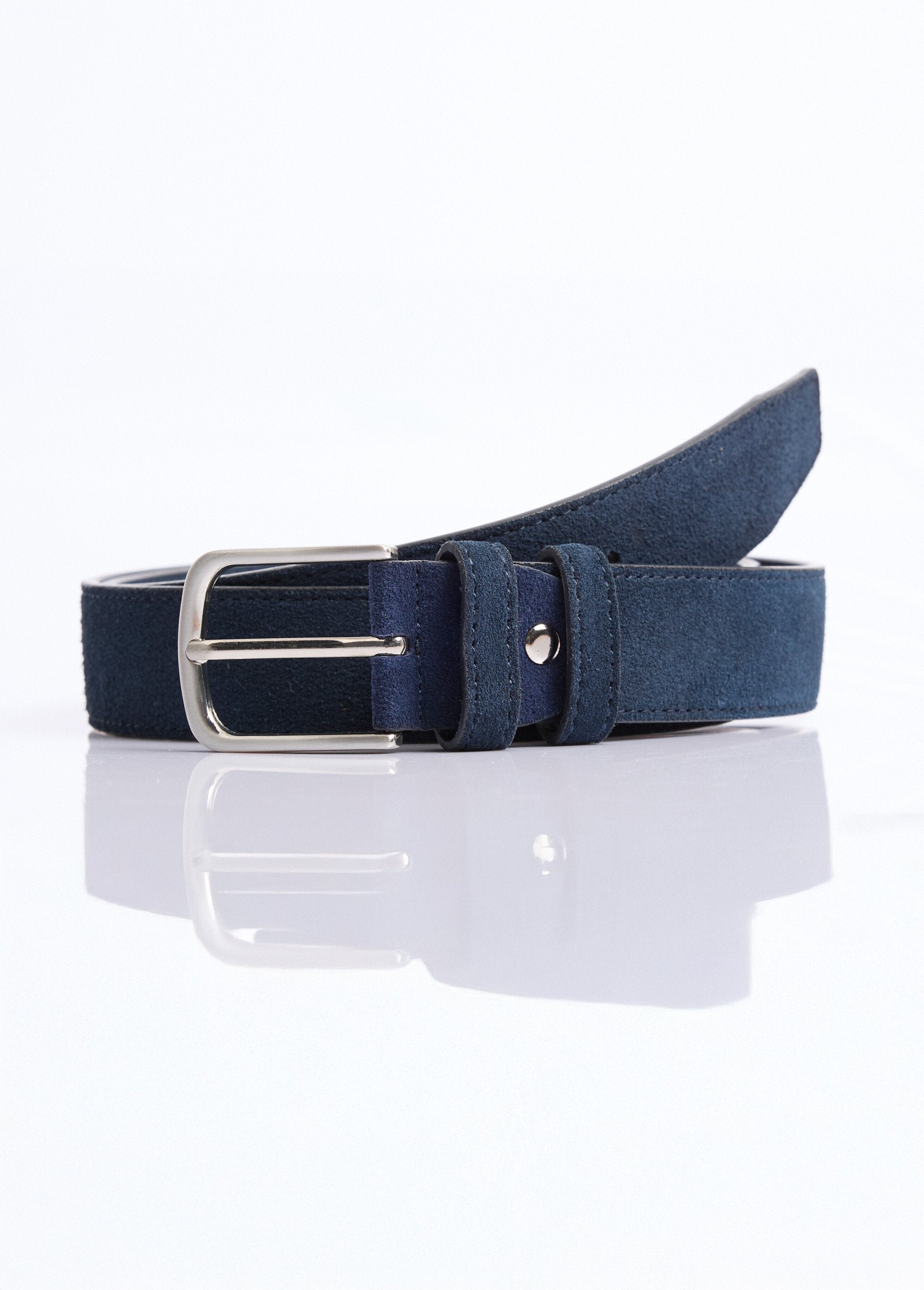 Ceinture_cuir_suédé_et_boucle_métallisée_Bleu_marine_DE1_slim