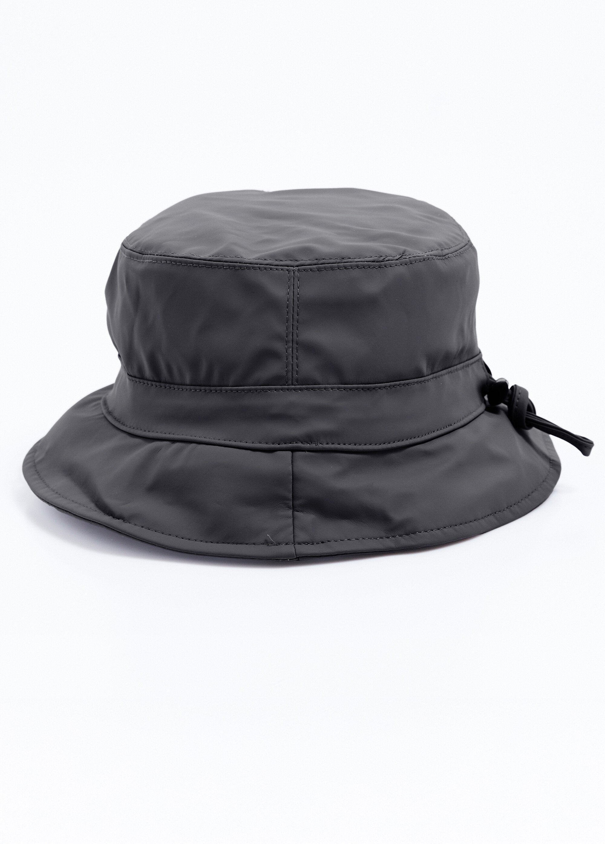 Cappello_da_pioggia_foderato_in_pile_Noir_FA1_slim