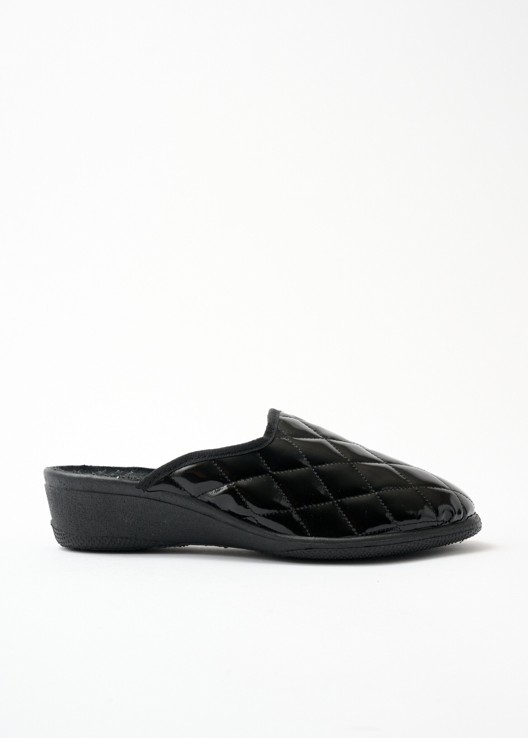 Pantofole_mule_di_larghezza_confortevole_Vernice_nera_DR1_slim