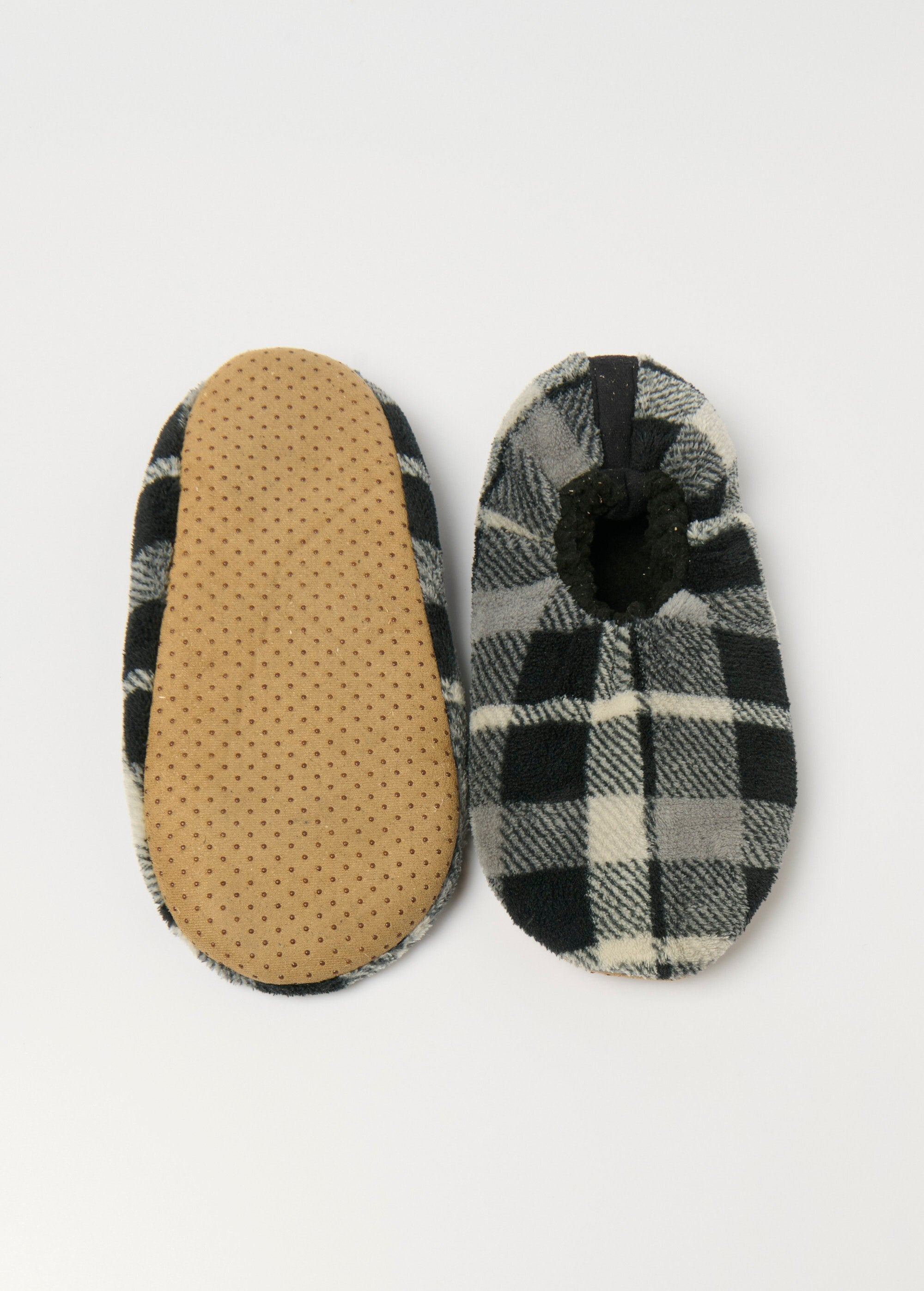 Chaussons_fourrés_chauds_antidérapants_Carreaux_gris_UN1_slim