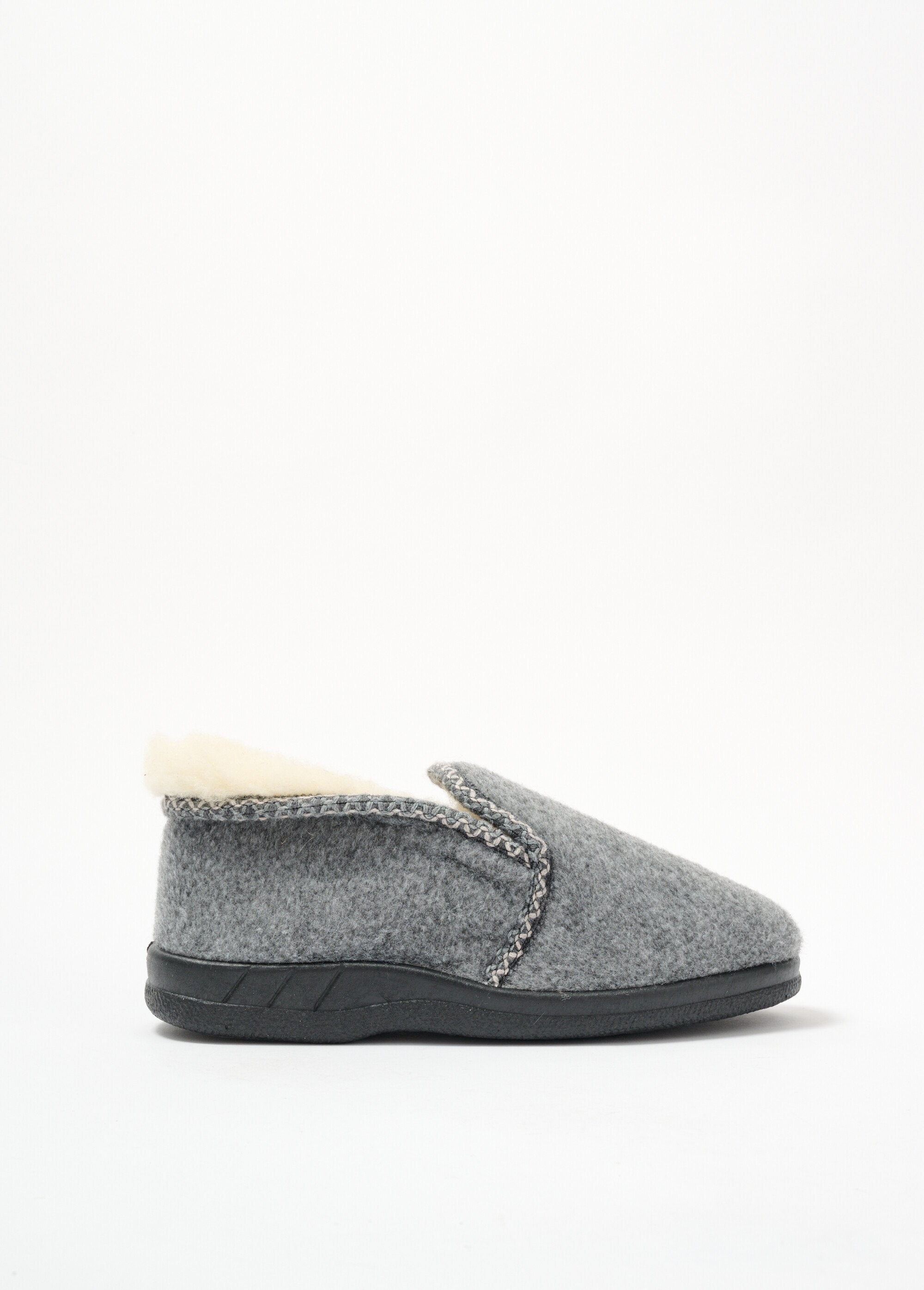 Chaussons_montants_mixtes_fourrés_laine_largeur_confort_Gris_clair_DR1_slim