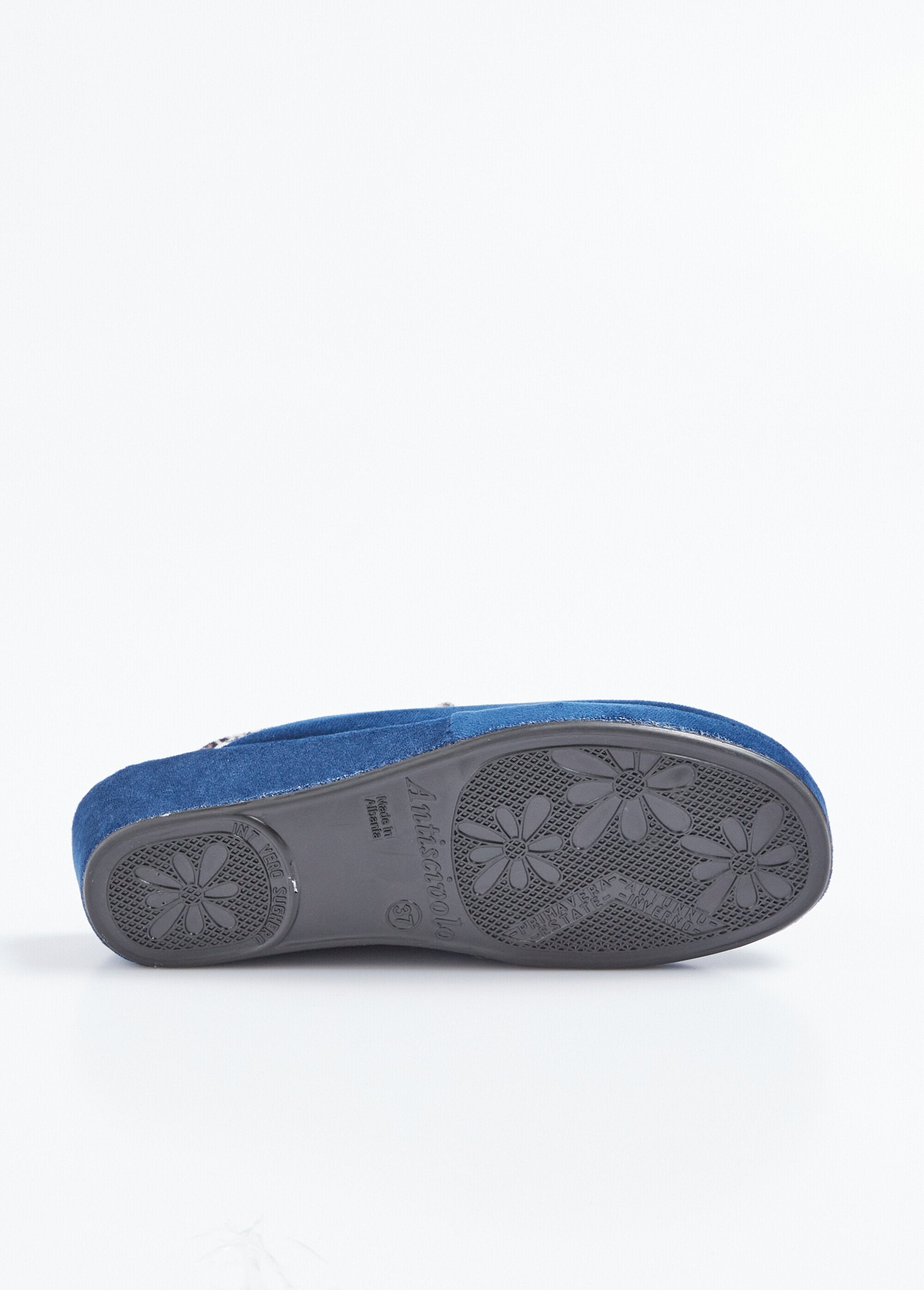 Mules_pantofole_comfort_larghezza_tessile_vellutato_Marine_UN1_slim