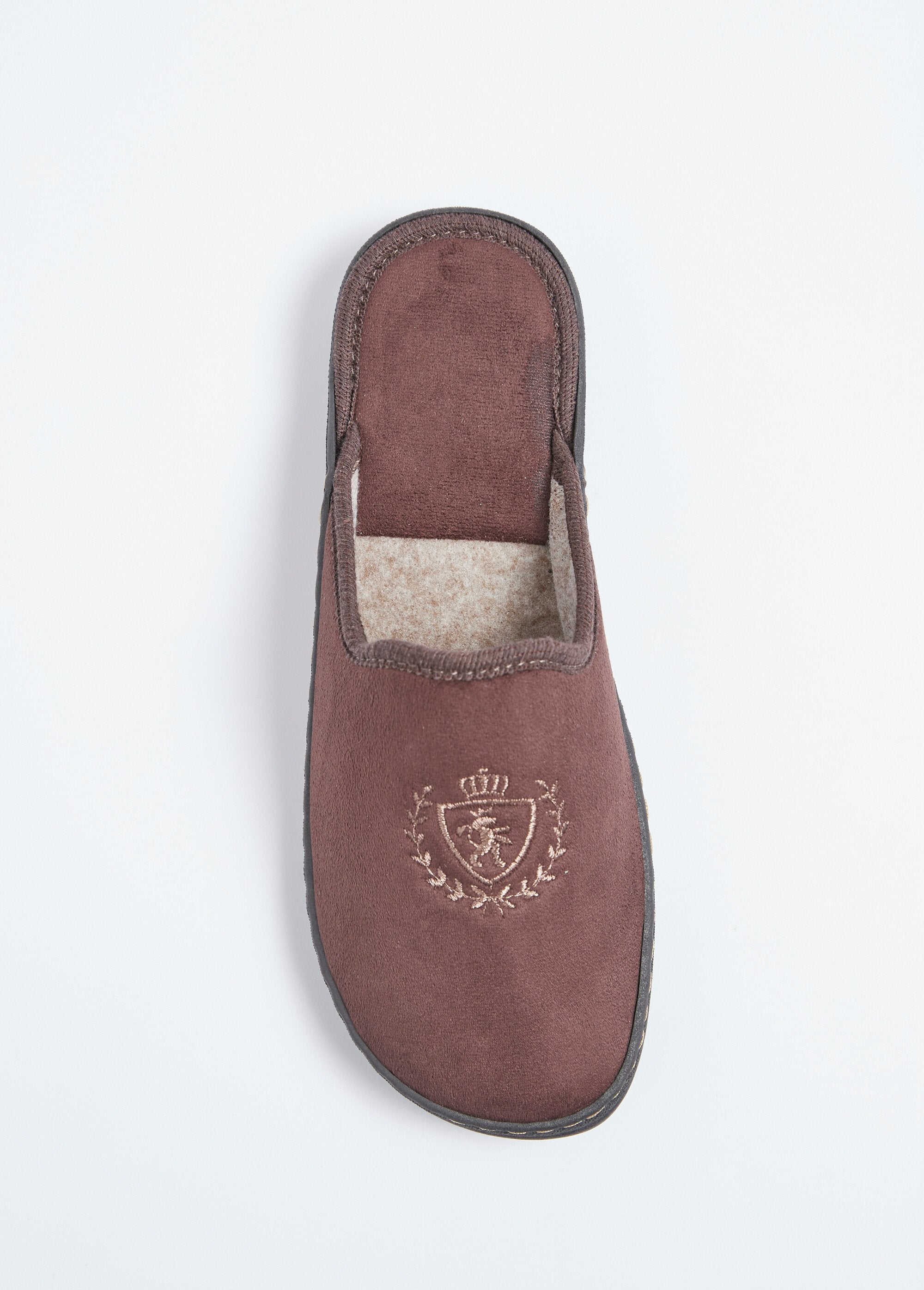 Pantofole_comfort_larghezza_vellutata_tessuto_ricamato_Marron_OV1_slim
