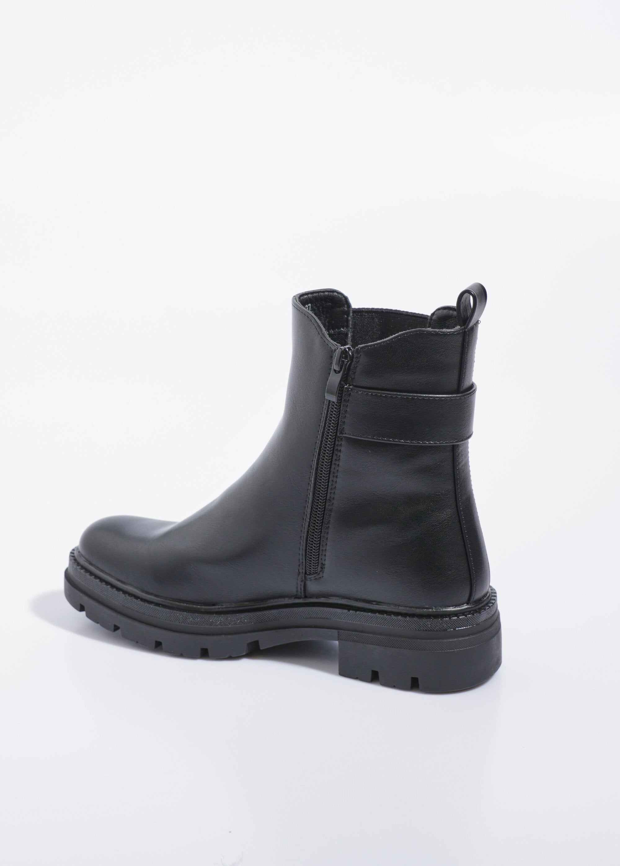 Stivali_Chelsea_con_suola_dentellata_e_fibbia_Noir_DO1_slim