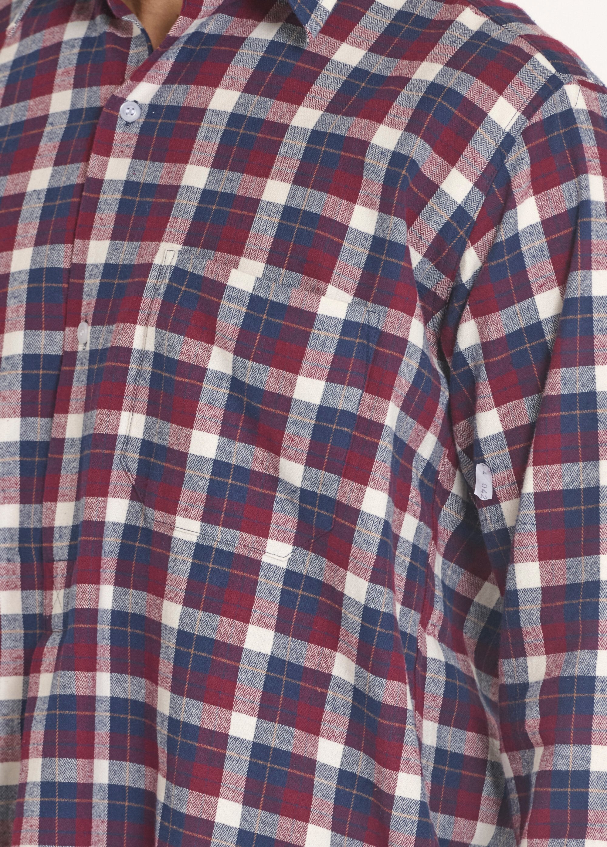 Camicia_da_lavoro_a_quadri_di_flanella_calda_Carreux_rouge_DE3_slim