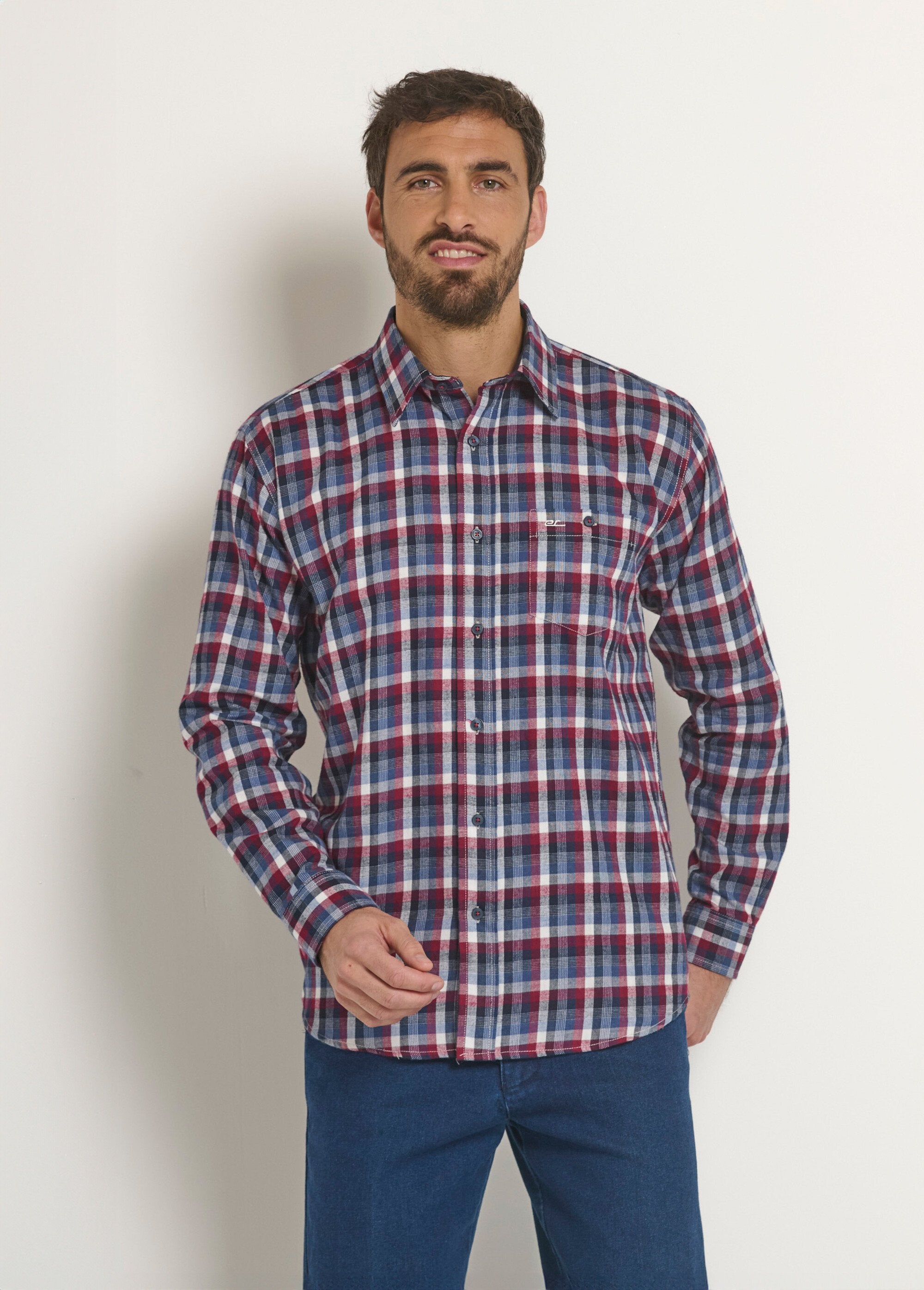 Calda_camicia_di_flanella_a_quadri_Carreaux_bleu_et_rouge_FA1_slim