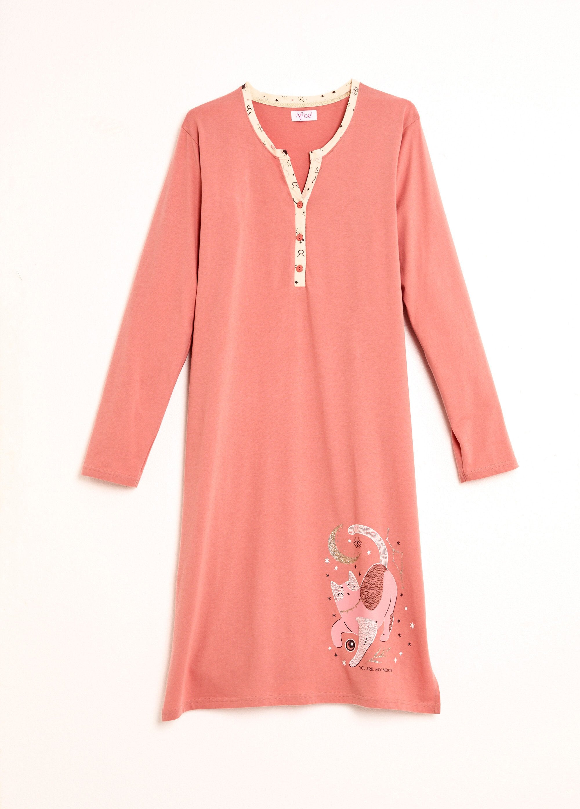 Camicia_da_notte_abbottonata_in_cotone_di_media_lunghezza_Terracotta_AP1_slim