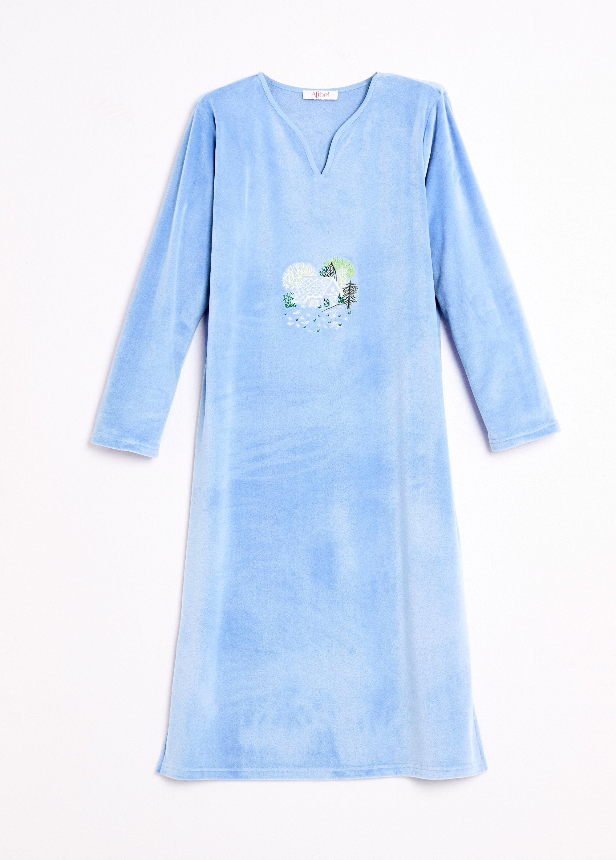 Camicia_da_notte_in_pile_ricamata_di_media_lunghezza_Indigo_AP1_slim