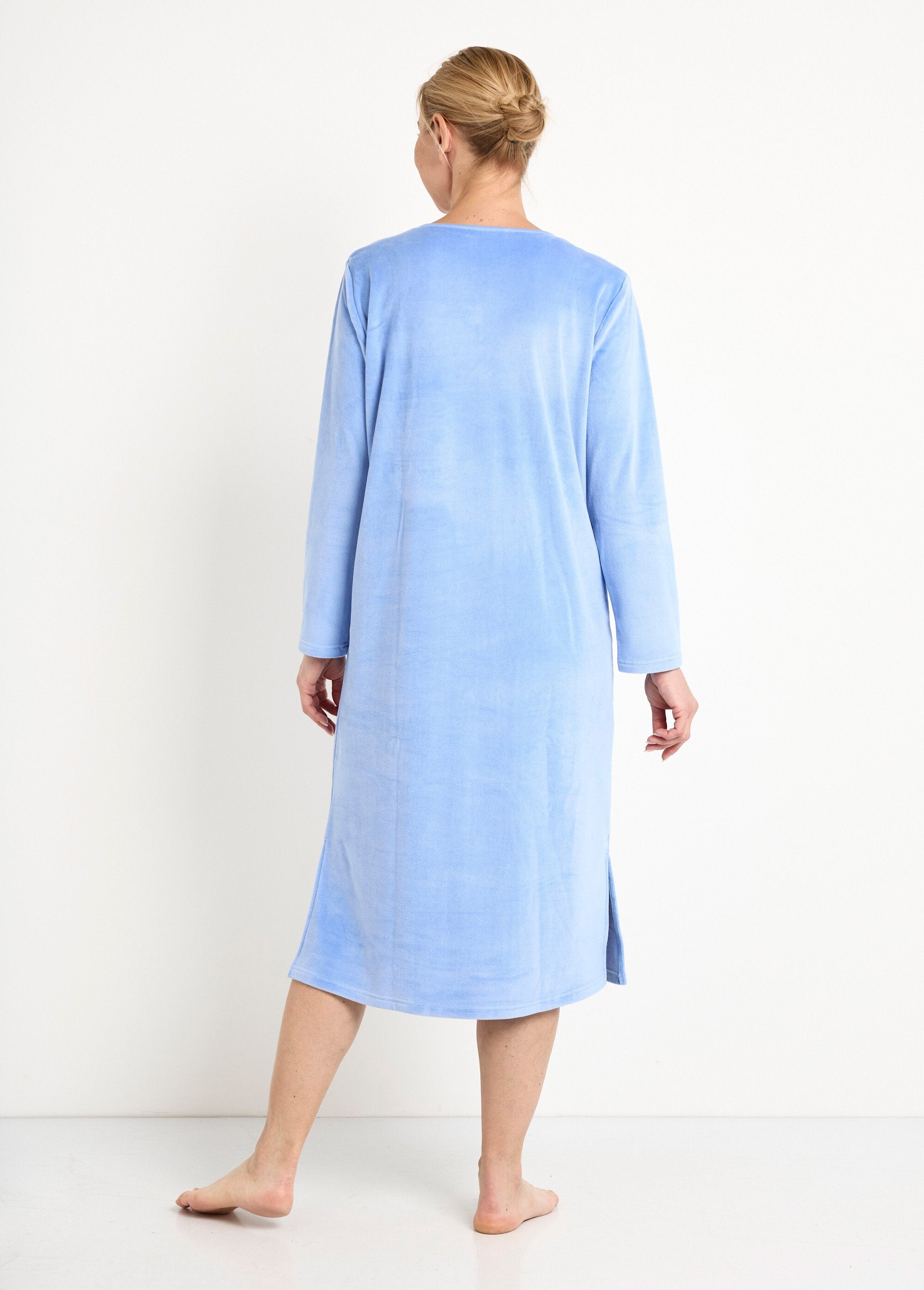 Camicia_da_notte_in_pile_ricamata_di_media_lunghezza_Indigo_DO1_slim