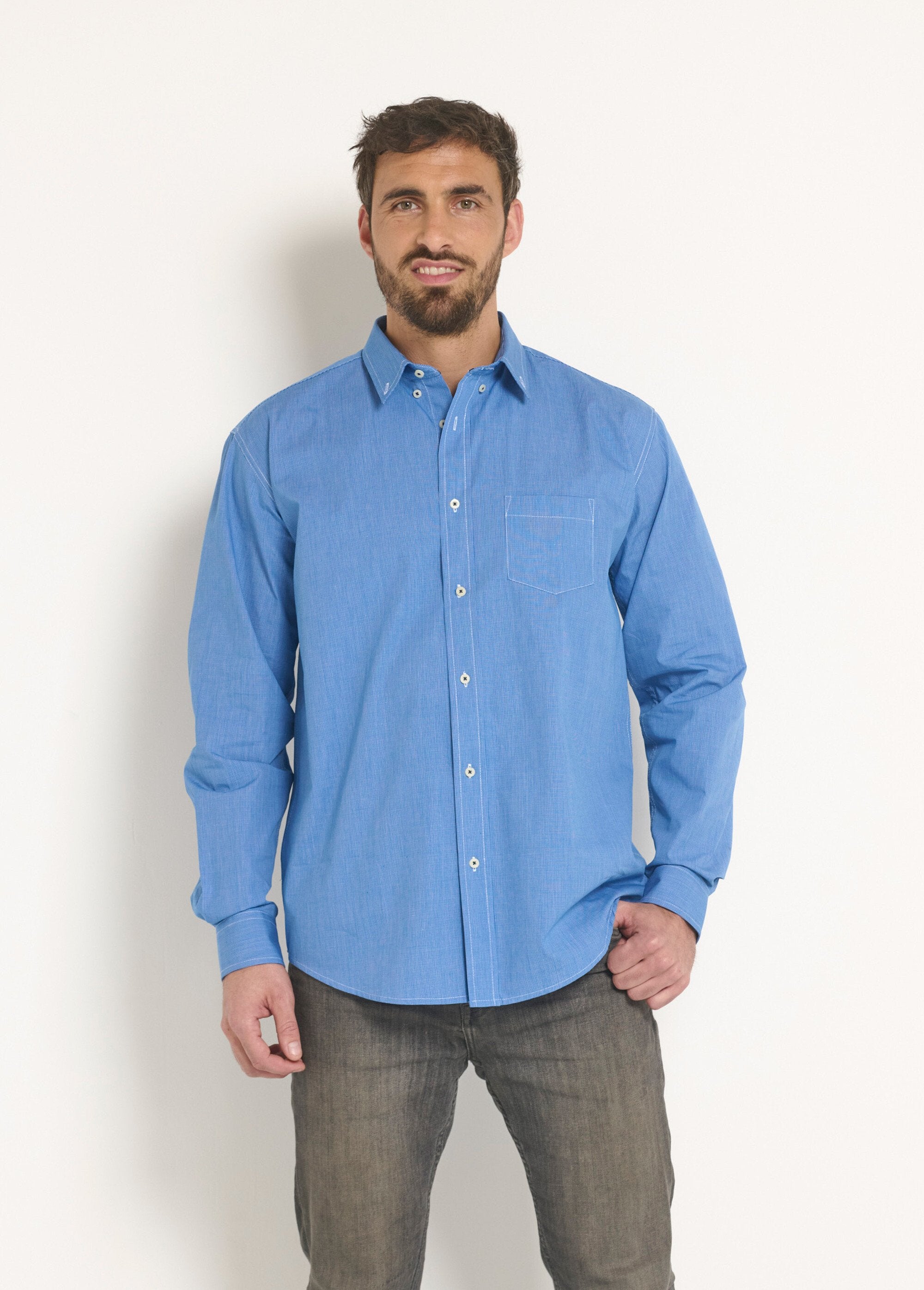 Camicia_chambray_a_maniche_lunghe_Bleu_ciel_FA1_slim