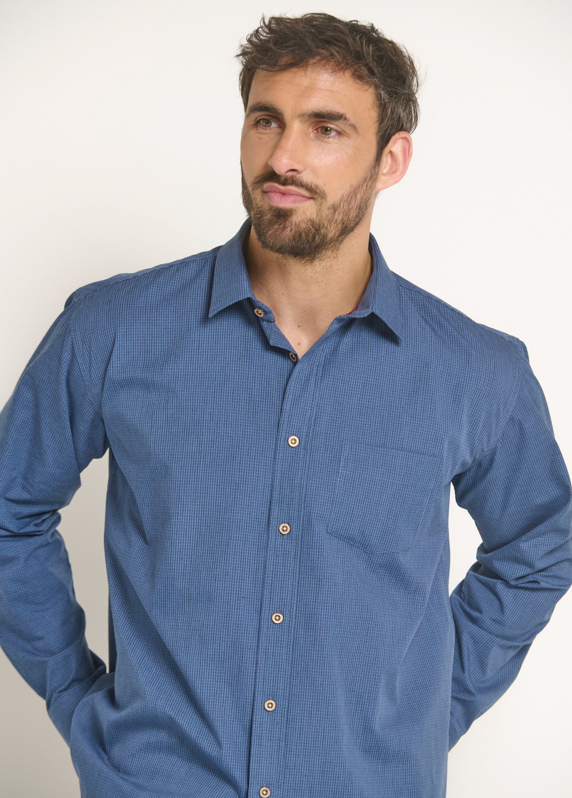 Camicia_a_maniche_lunghe_di_facile_manutenzione_Bleu_DE2_slim