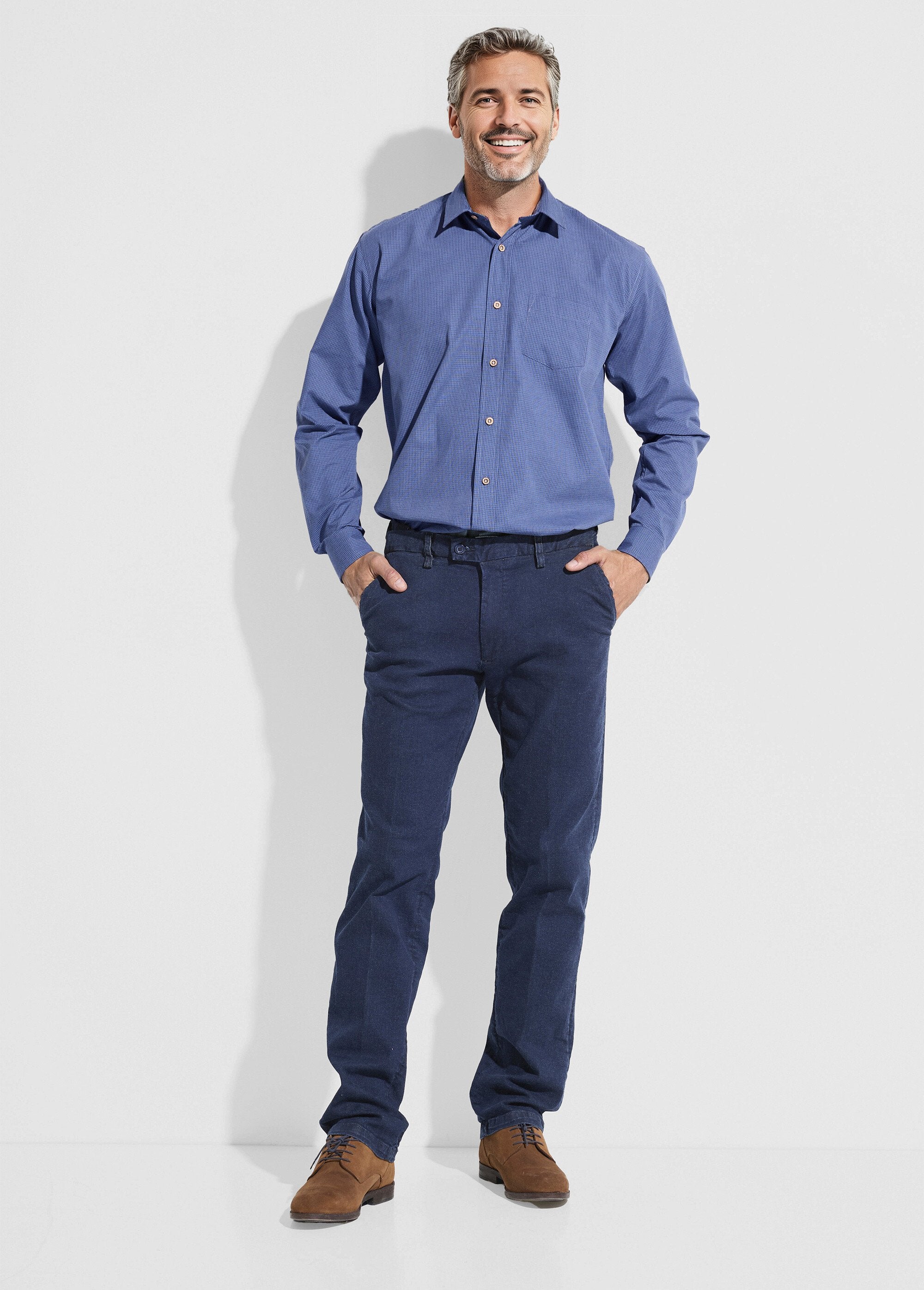 Camicia_a_maniche_lunghe_a_micro_check_Bleu_SF1_slim