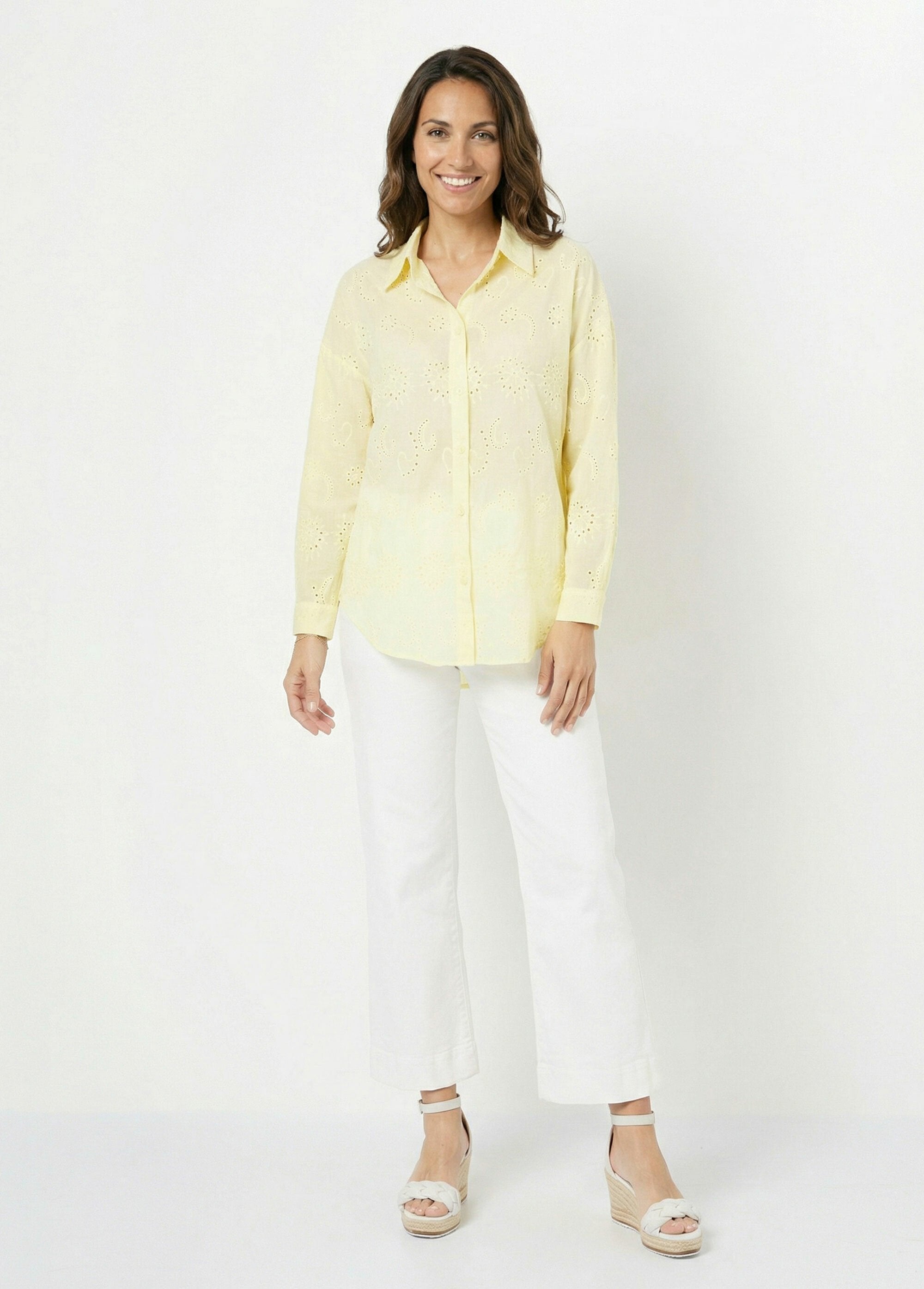 Chemisier_coton_avec_broderie_anglaise_Jaune_SF1_slim
