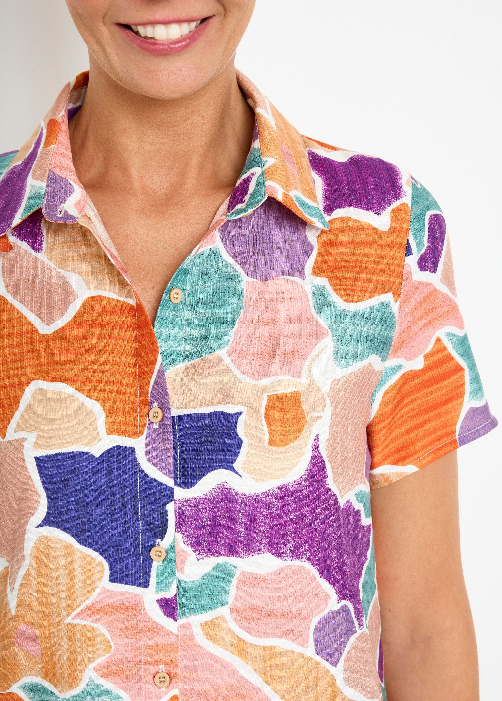 Camicetta_astratta_a_maniche_corte_Orange_et_violet_DE1_slim