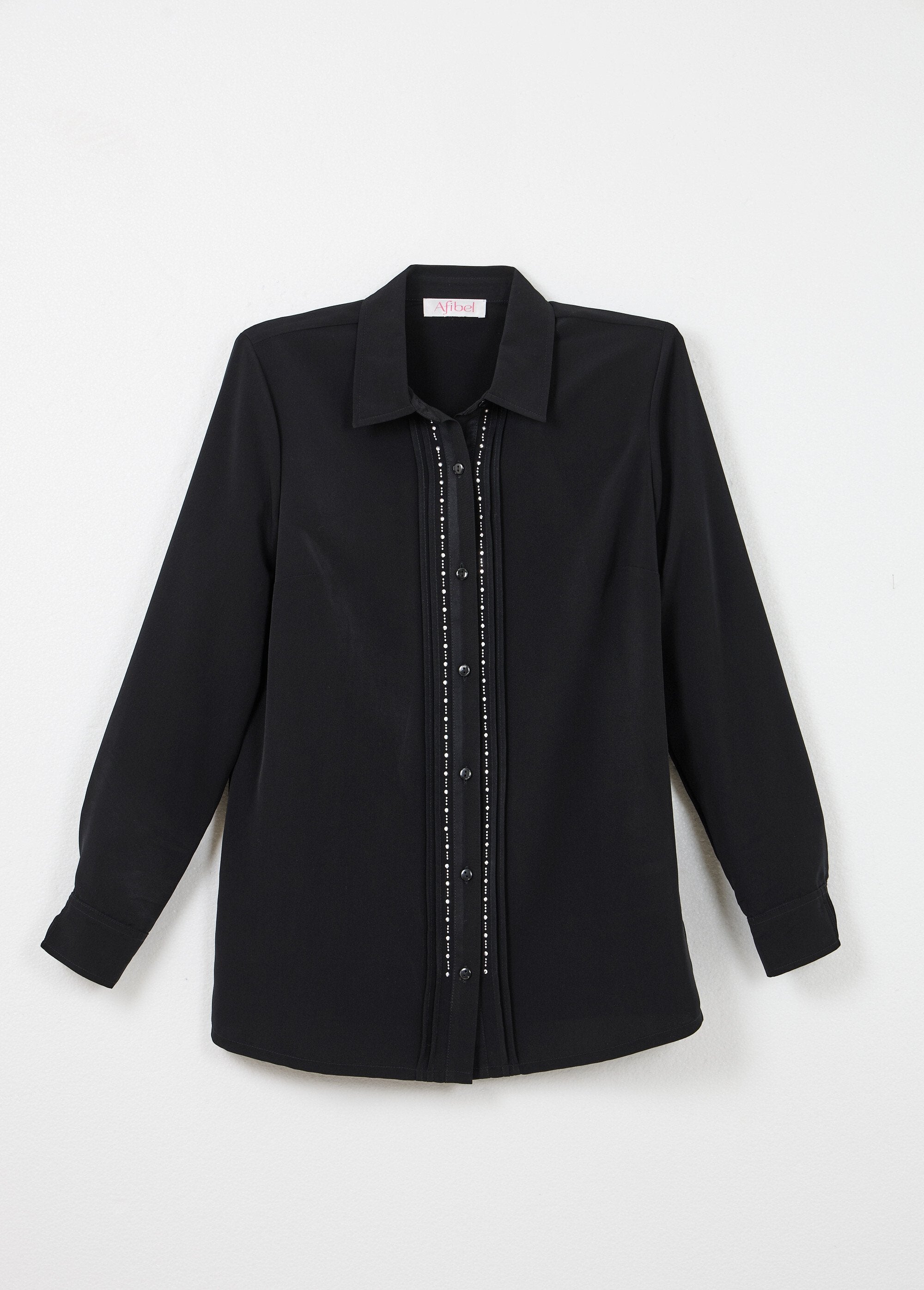 Camicia_lunga_a_tinta_unita_con_colletto_di_strass_Noir_AP1_slim