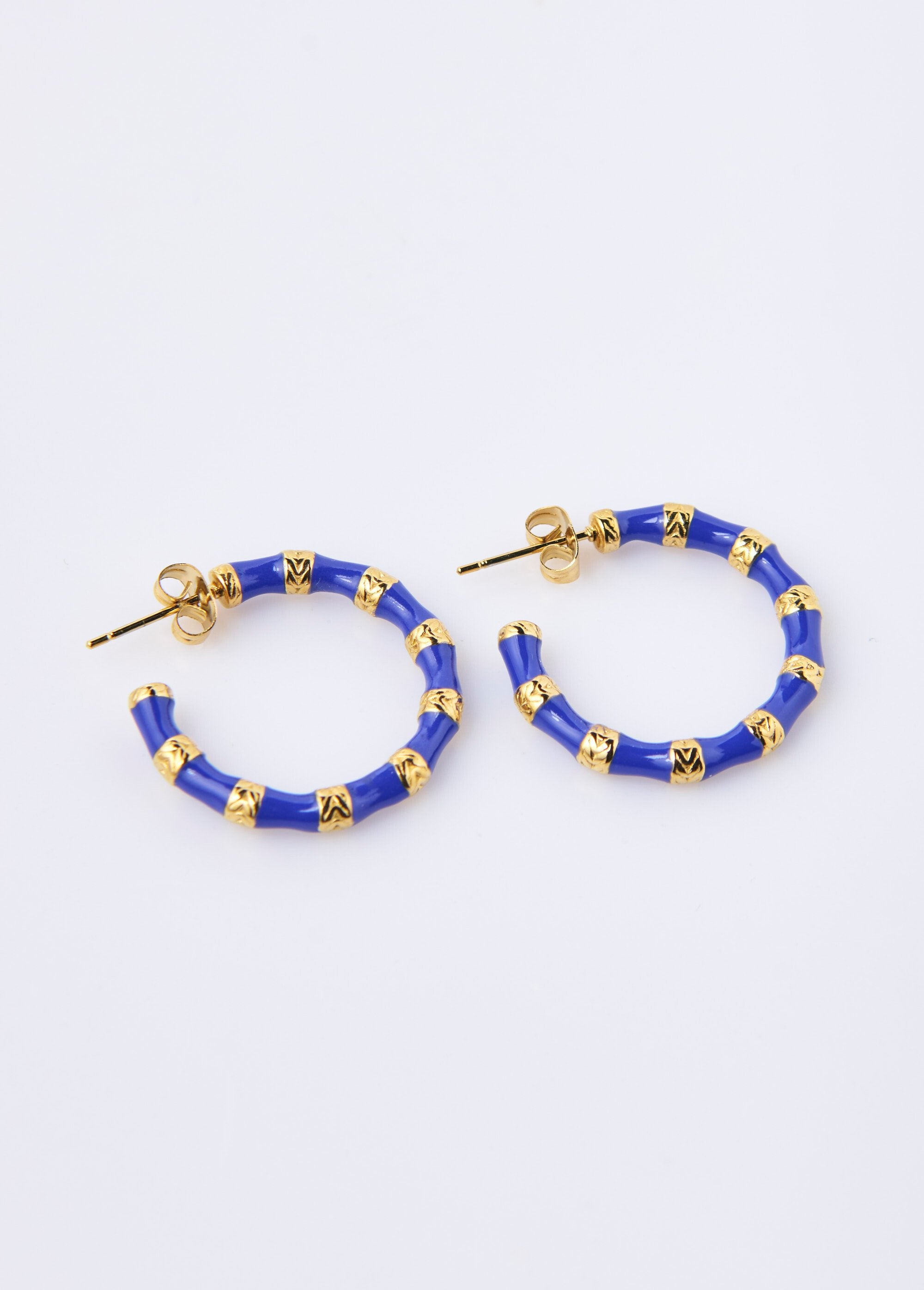 Orecchini_a_cerchio_fantasia_in_acciaio_inossidabile_bicolore_Dore_et_bleu_FA1_slim