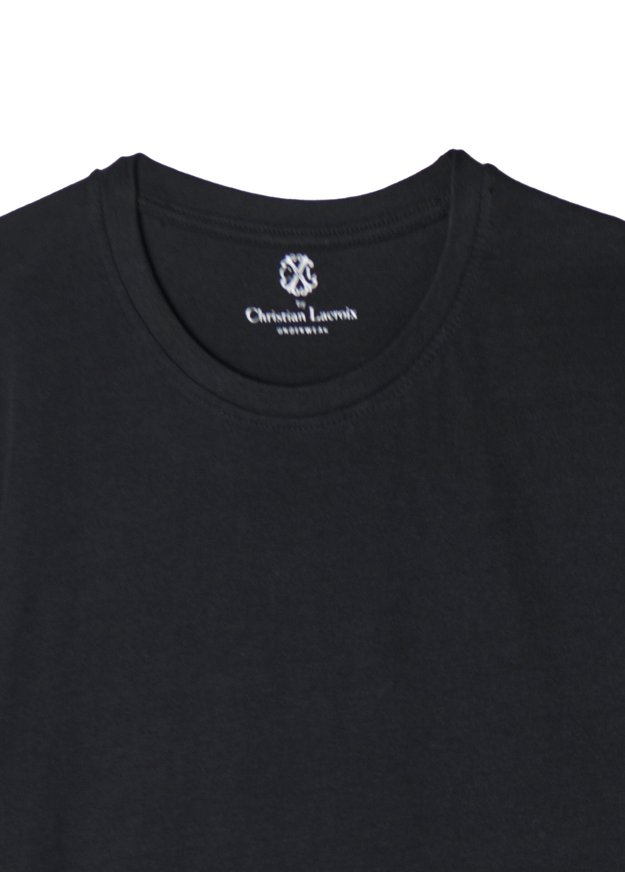 CXL_by_Christian_Lacroix®_-_T-shirt_in_puro_cotone_Noir_DE1_slim