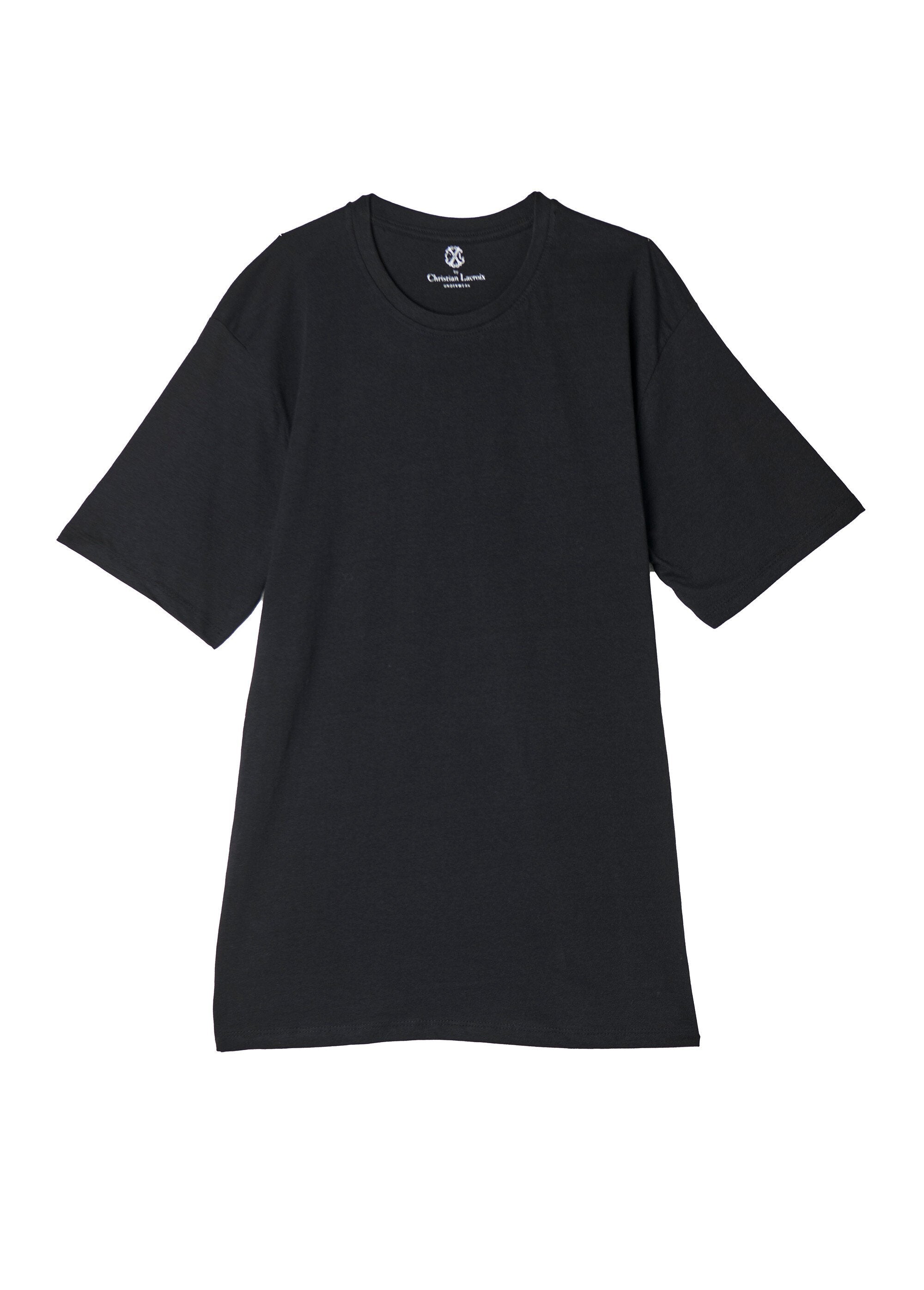 CXL_by_Christian_Lacroix®_-_T-shirt_in_puro_cotone_Noir_FA1_slim