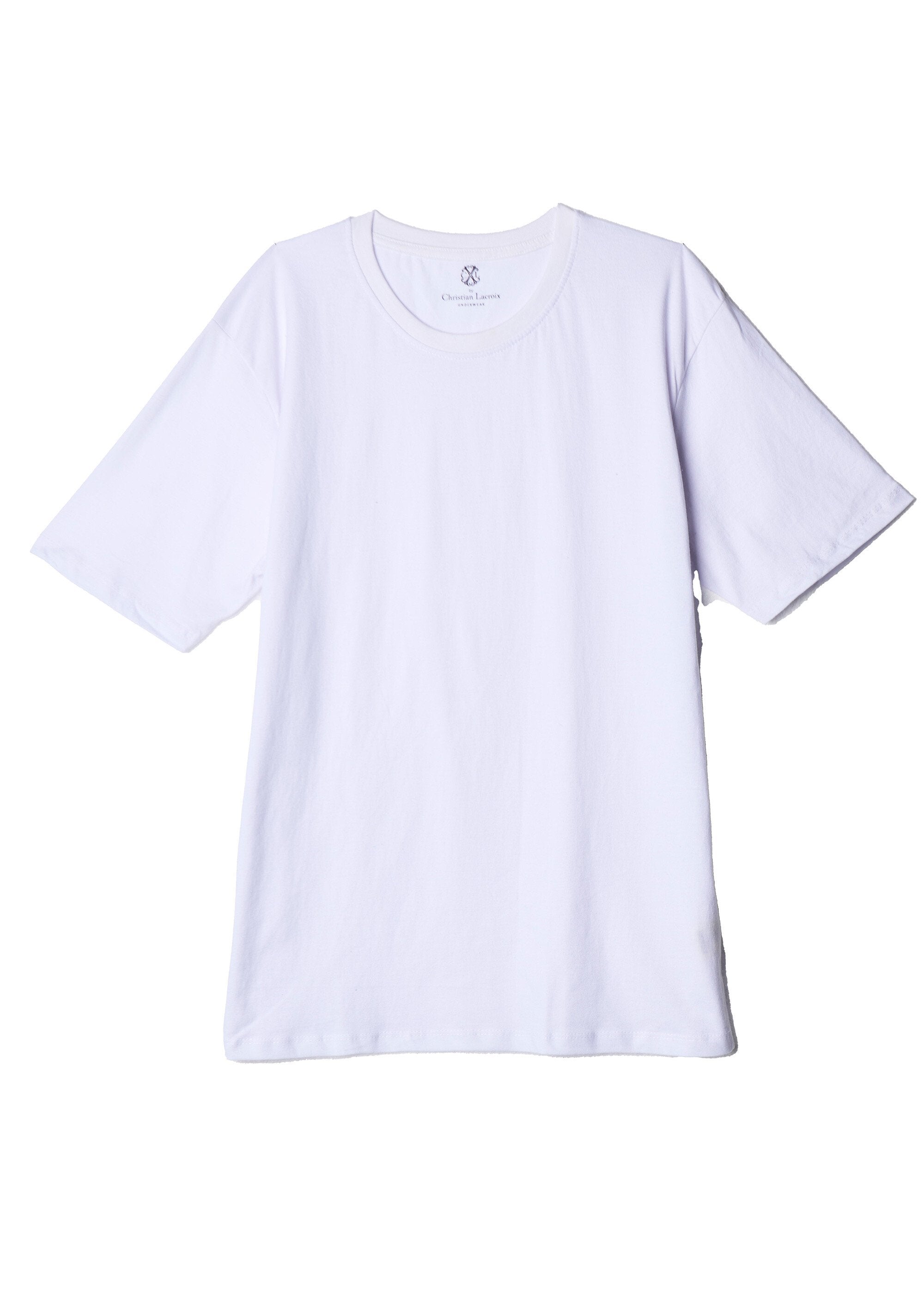 CXL_by_Christian_Lacroix®_-_T-shirt_in_puro_cotone_Blanc_FA1_slim