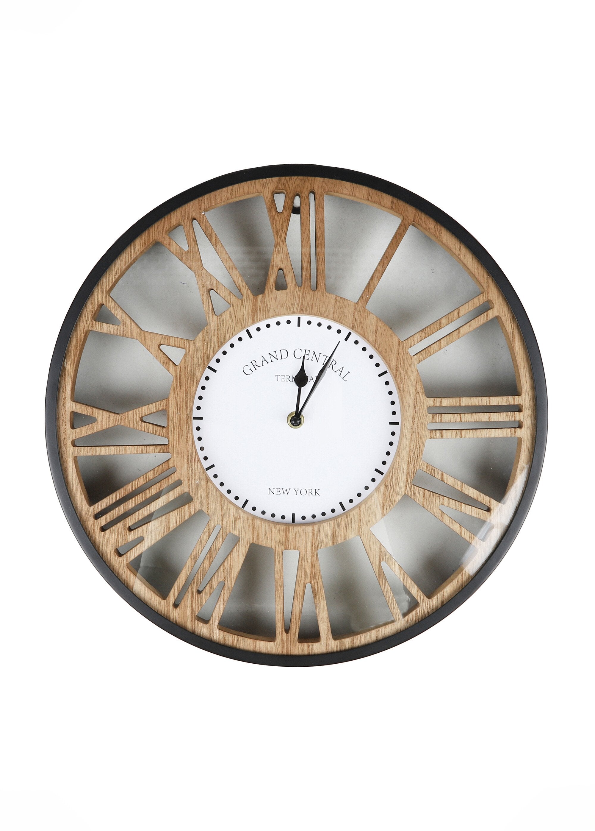 Orologio_da_parete_in_legno/metallo_in_stile_retrò_Noir_et_beige_FA1_slim