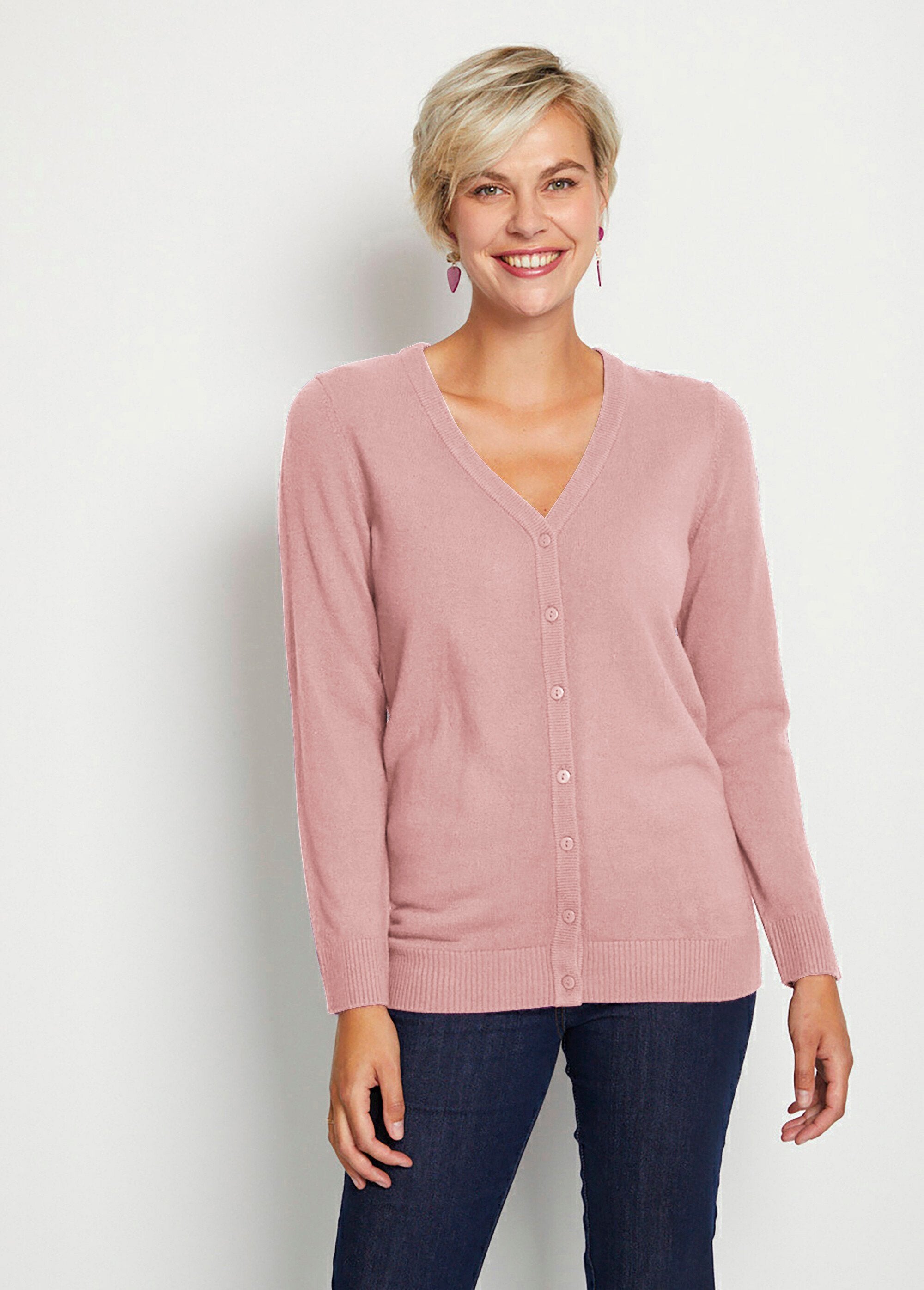 Cardigan_abbottonato_di_media_lunghezza_in_morbida_maglia_ROSA_FA1_slim