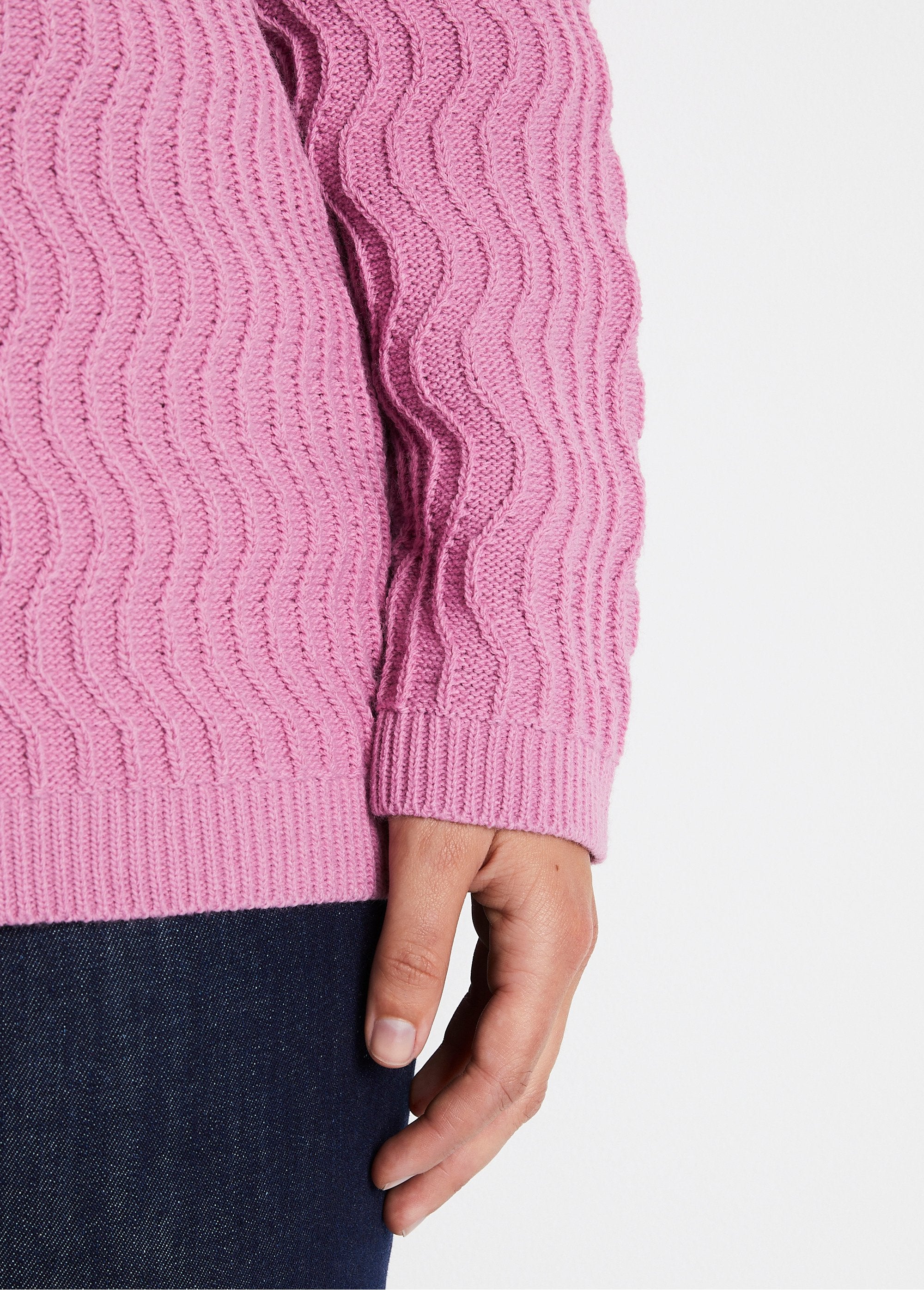 Cardigan_corto_a_maglia_fantasia_con_bottoni_Rosa_antico_DE2_curvy