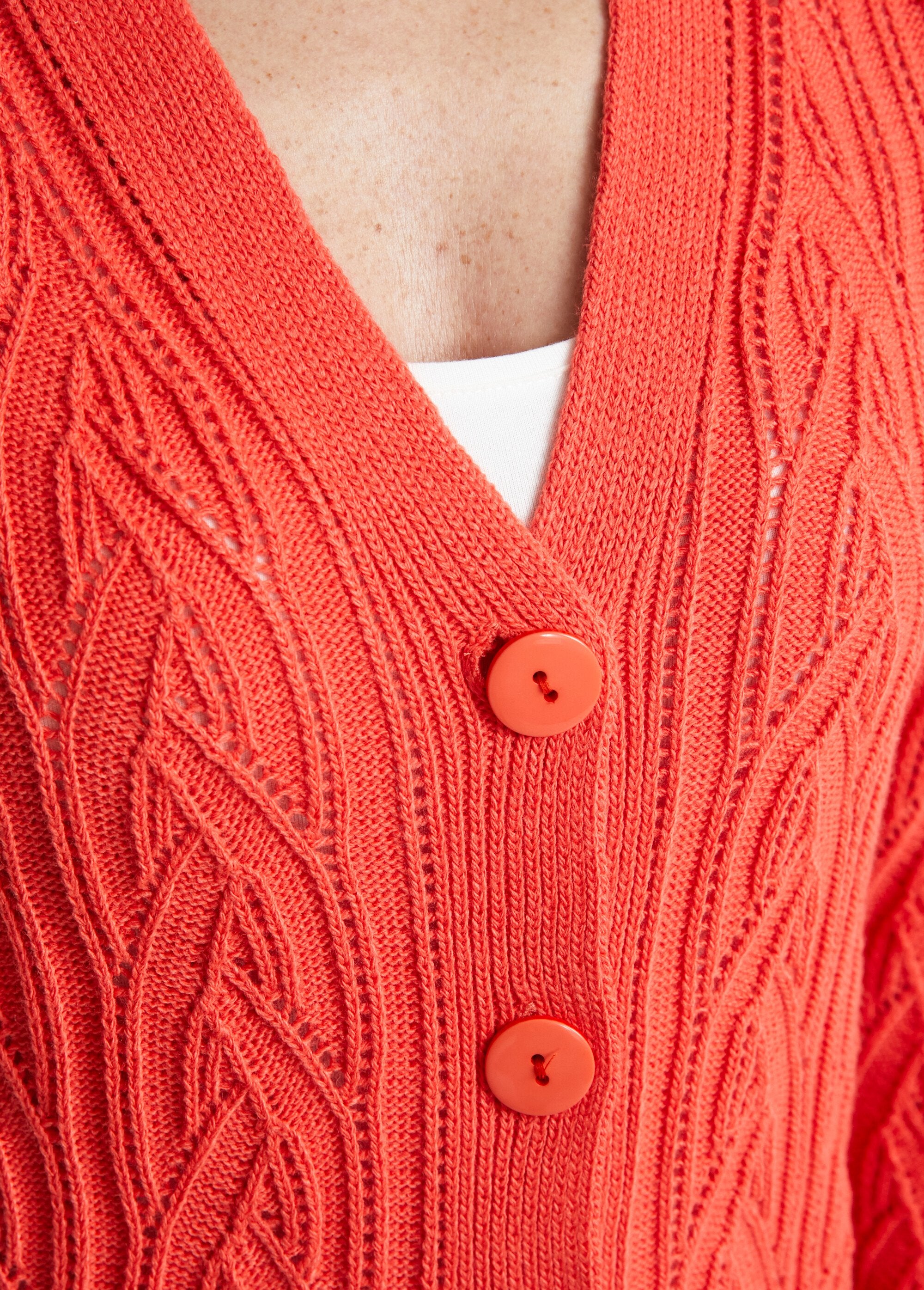 Cardigan_corto_traforato_con_bottoni_Orange_DE2_slim