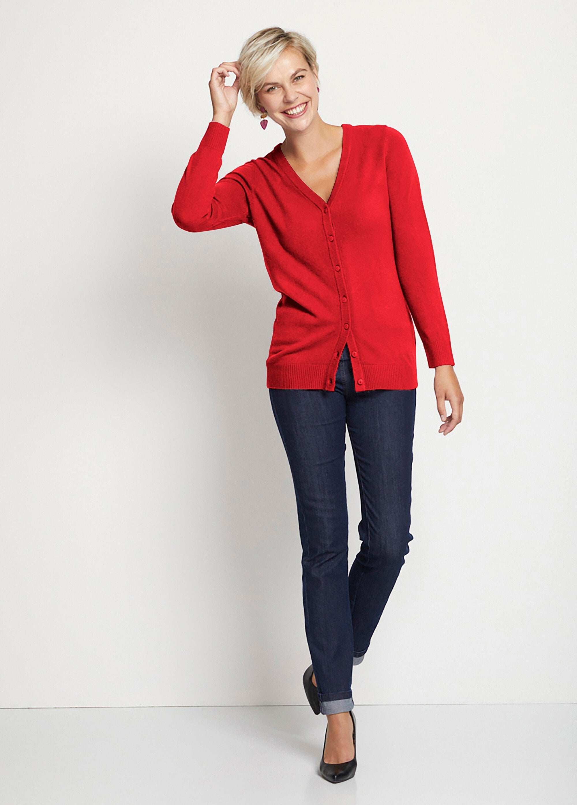 Cardigan_abbottonato_di_media_lunghezza_in_morbida_maglia_ROSSO_SF1_slim